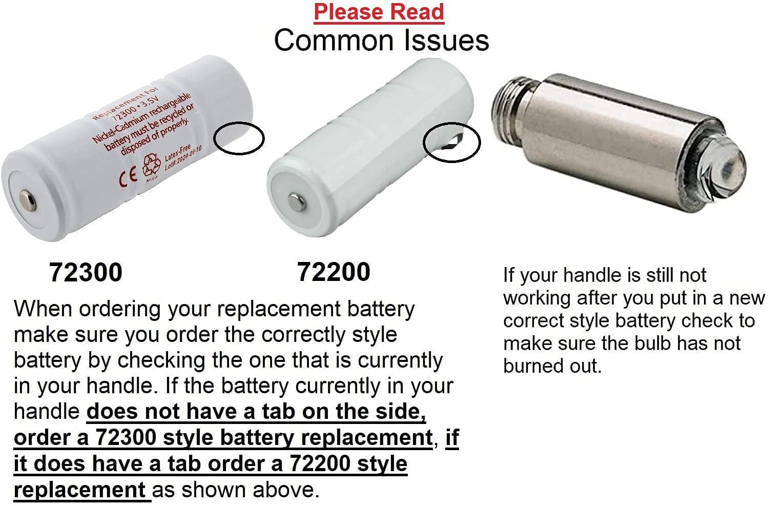 Medical Depots Replacement for Welch Allyn 72300 3.5V Rechargeable Battery