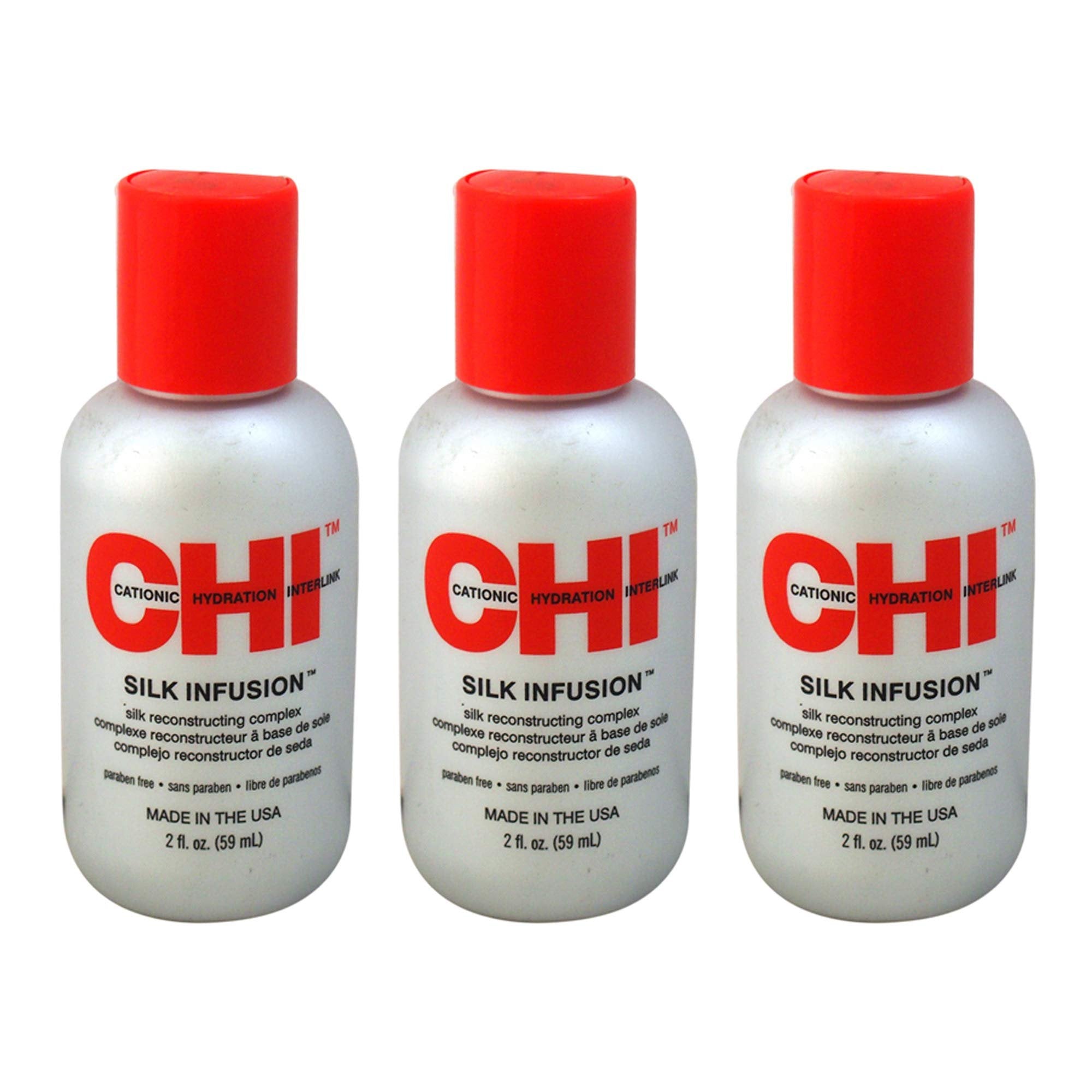 Silk Infusion Silk Reconstructing Complex by CHI for Unisex - 2 oz Reconstructing Complex - (Pack of 3)