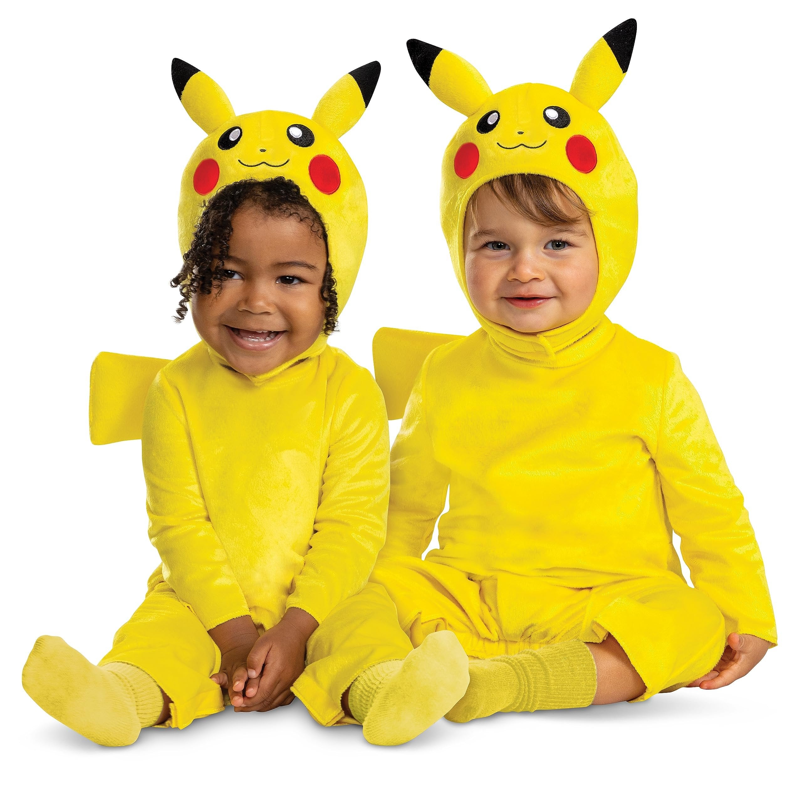 Disguise Pikachu Costume Romper, Official Pokemon Toddler Outfit and Headpiece, Size (3T-4T)