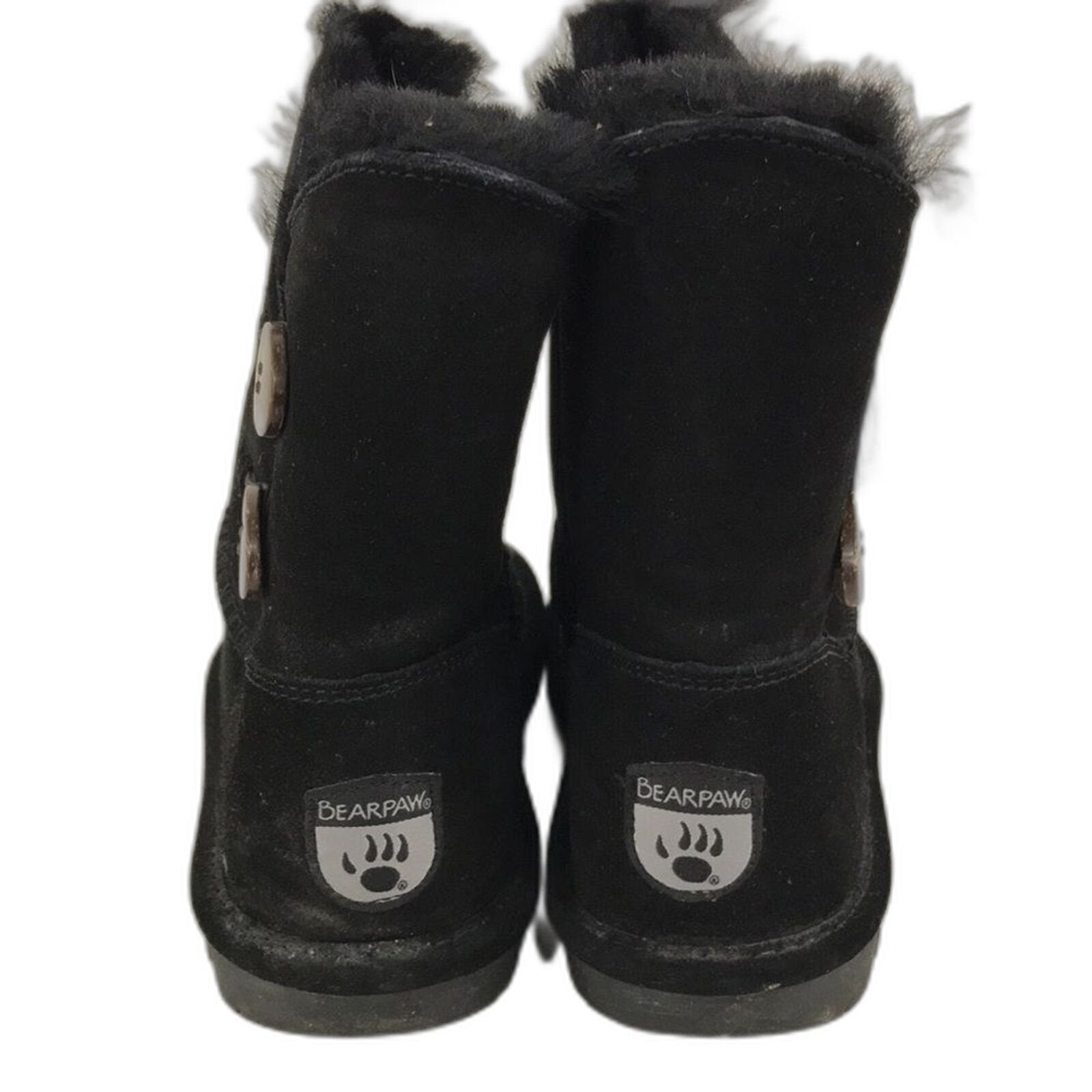 BEARPAW Womens Rosaline Black Size 8 US