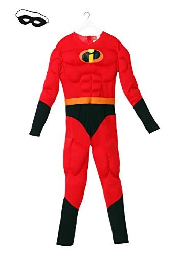 Disguise mens Unisex - Deluxe Muscle Mr Incredible Adult Sized Costumes, Red, XL 42-46 US