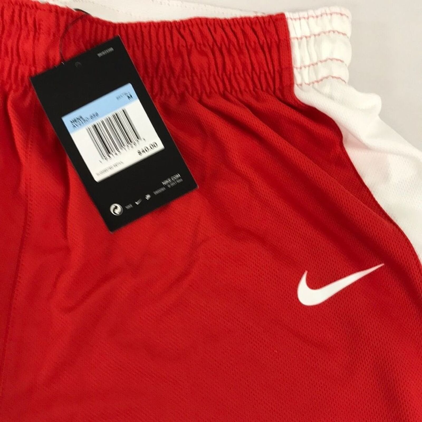 Nike Dri Fit Icon Basketball Shorts Varsity Red White Mens Size Medium M