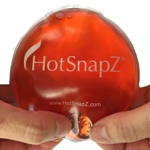 HotSnapZ Reusable Hand Warmers - 4" Round Instant Heat Packs