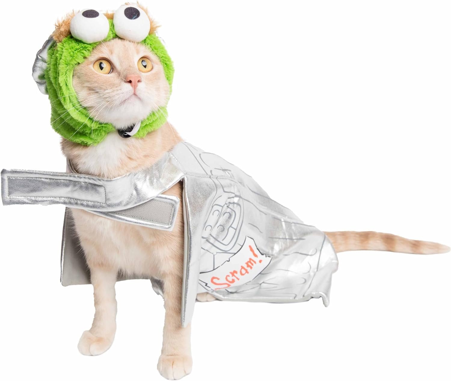 Pet Krewe Large Oscar The Grouch Dog Costume & Cat Costume Medium - Perfect for Halloween, Christmas Holiday, Parties, Photoshoots, Gifts for Dog & Cat Lovers