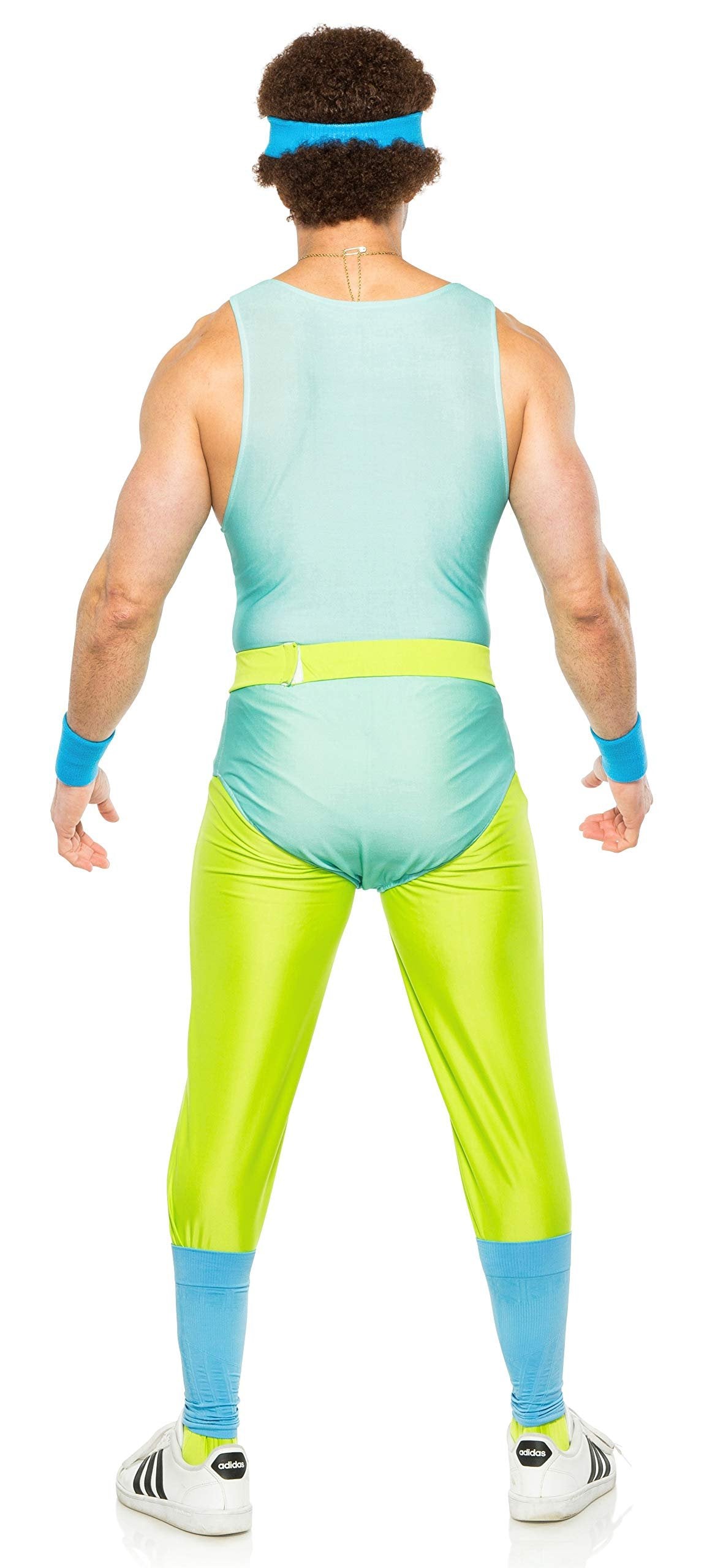 Seeing Red 80s Gym Instructor Costume for Men