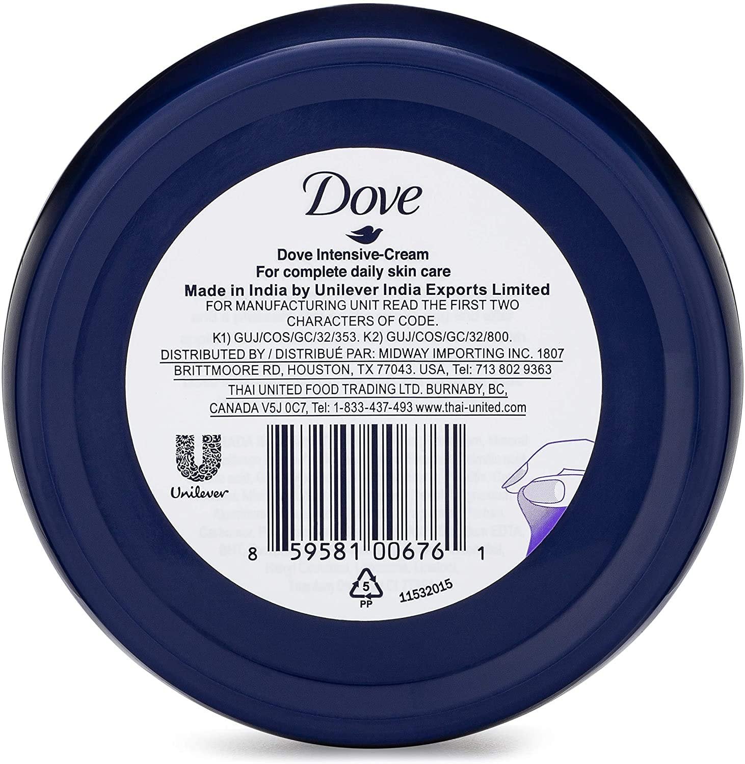 Dove Nourishing Body Care Face, Hand and Body Rich Nourishment Cream for Extra Dry Skin with 48 Hour Moisturization, 8.4 FL OZ (Pack of 6)6