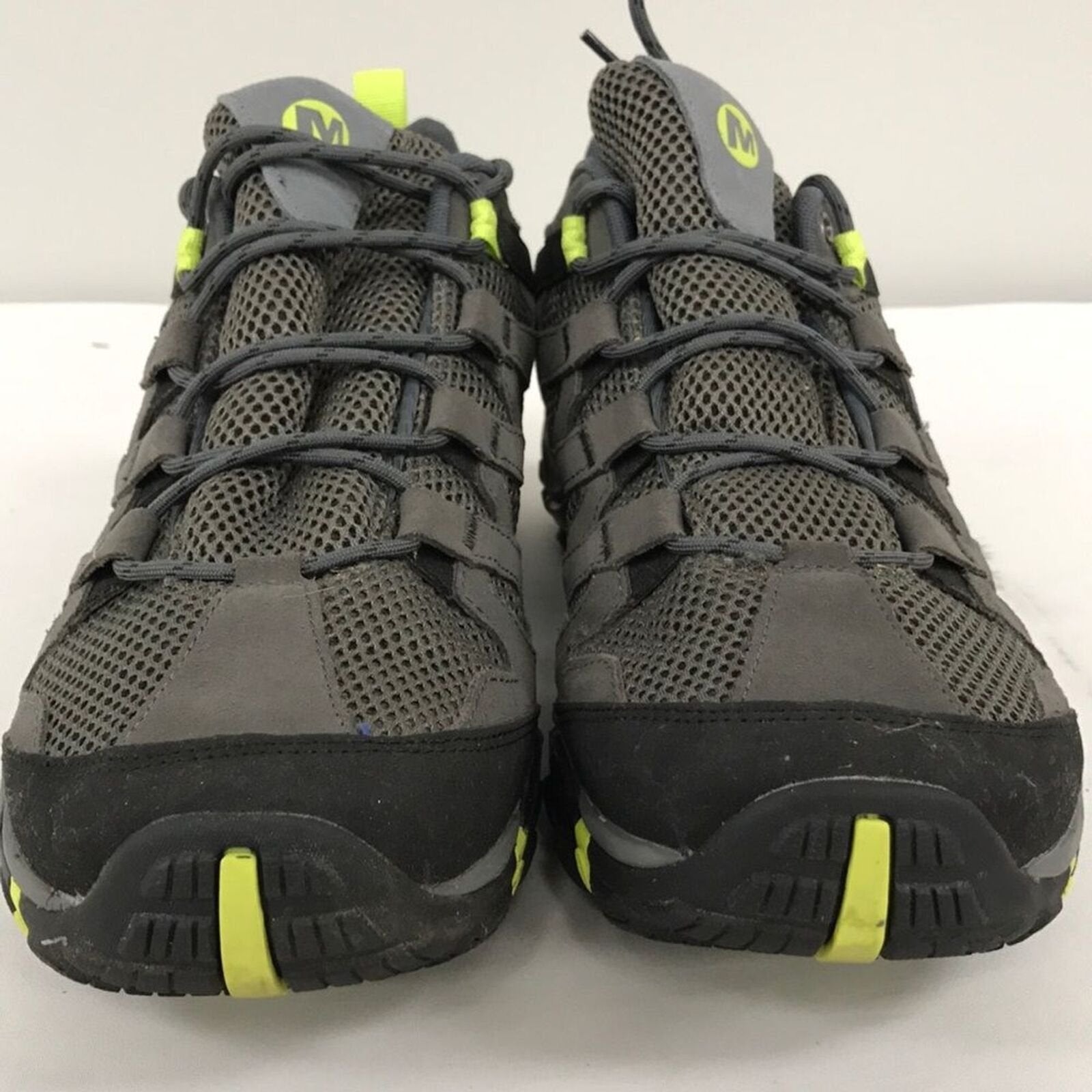 Merrell J036211 Mens Hiking Shoes Alverstone Mid GTX Granite Keylime US Size 13