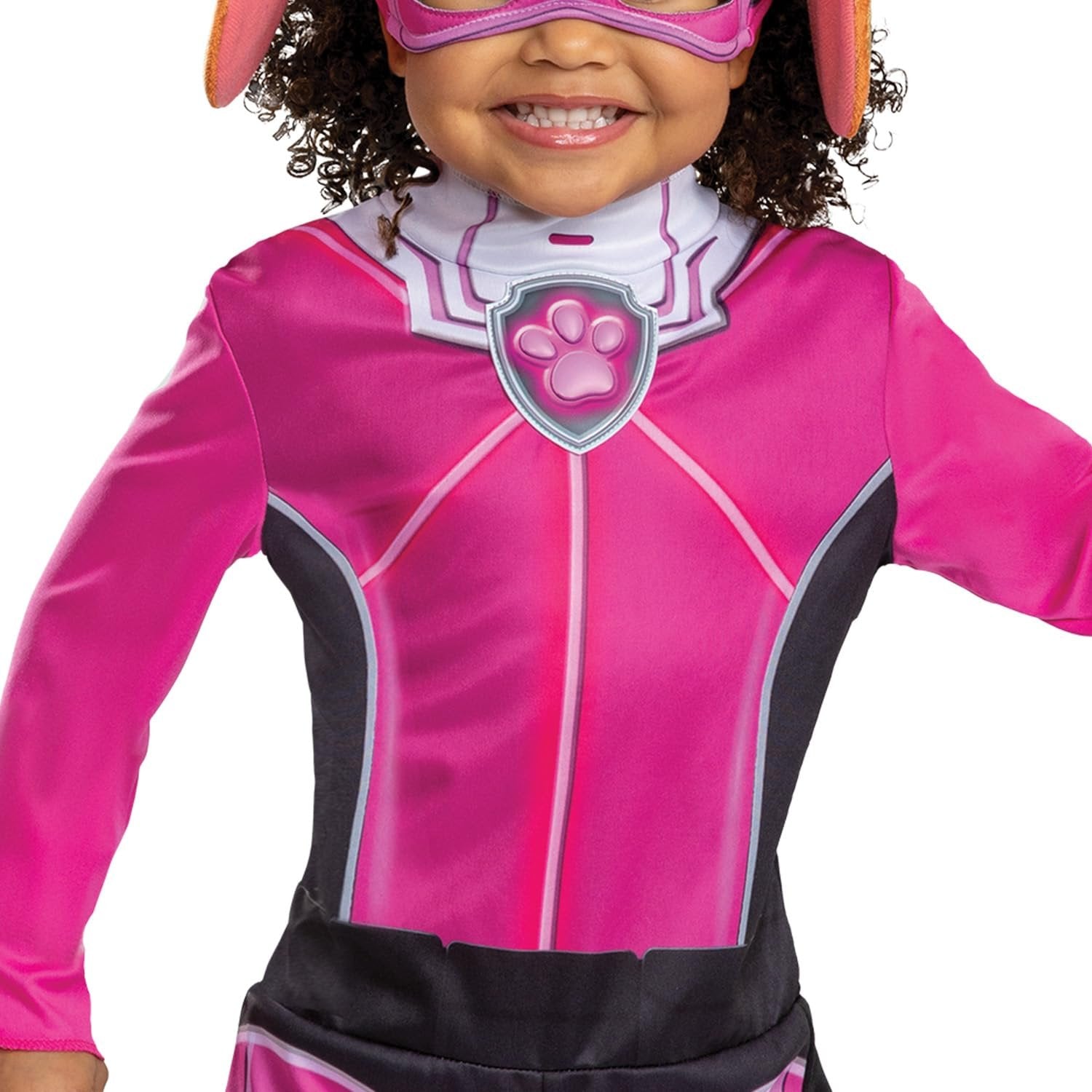 Skye Paw Patrol Costume, Official Paw Patrol Toddler Halloween Outfit with Headpiece for Kids, Size (2T)