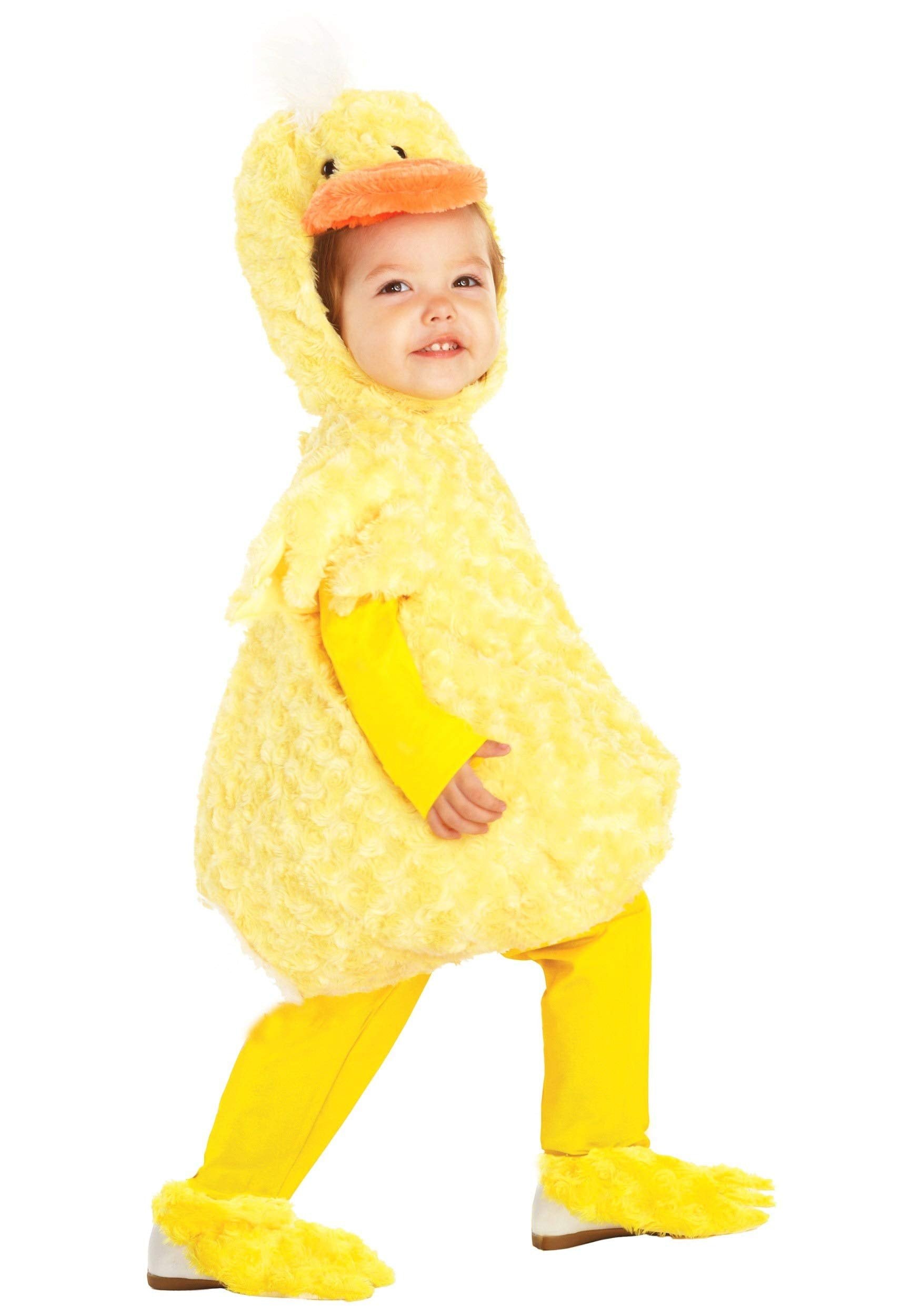 UNDERWRAPS Kid's Toddler's Duck Belly Babies Costume Childrens Costume, Yellow, Extra Small