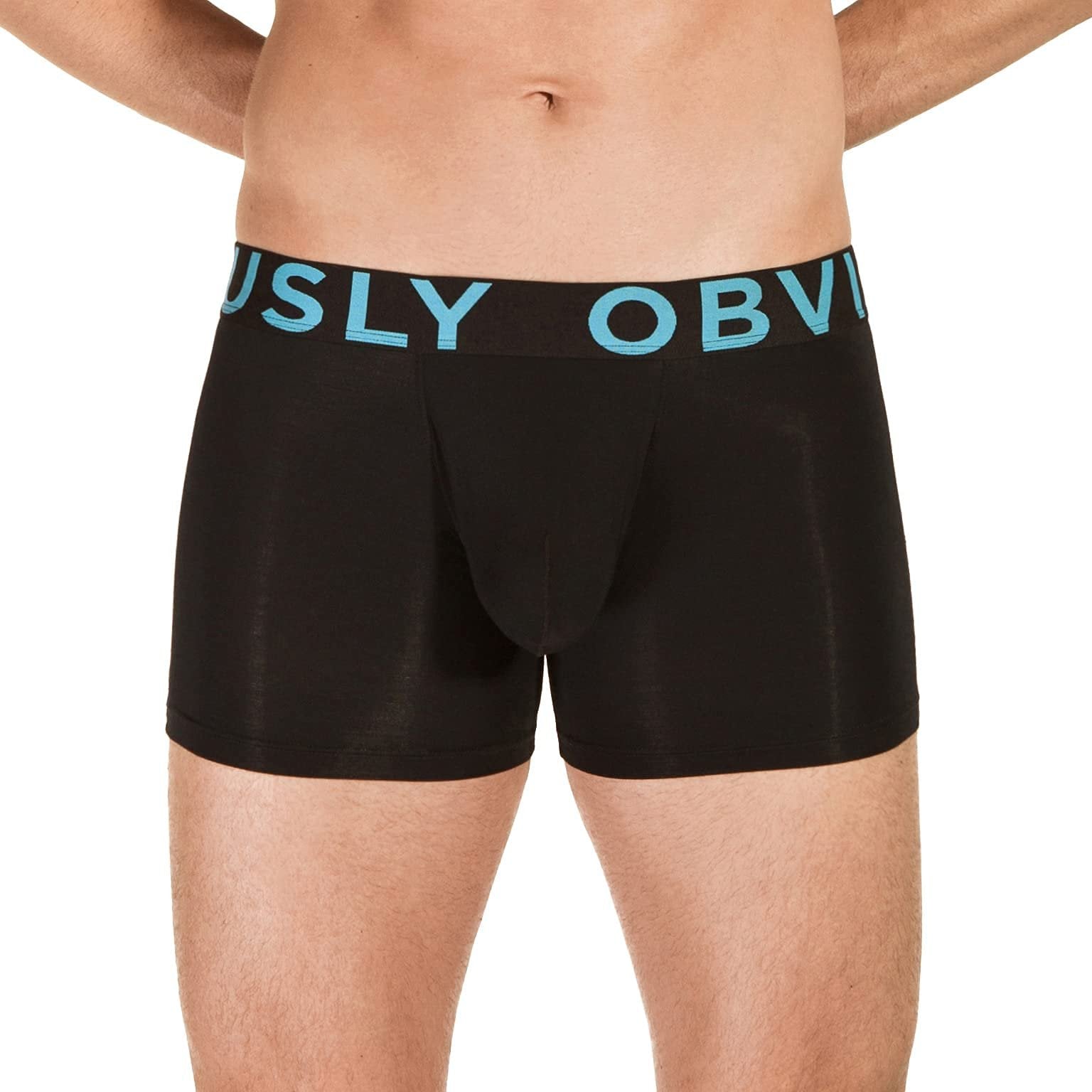 Obviously EveryMan - Boxer Brief 3 inch Leg - Black - Large