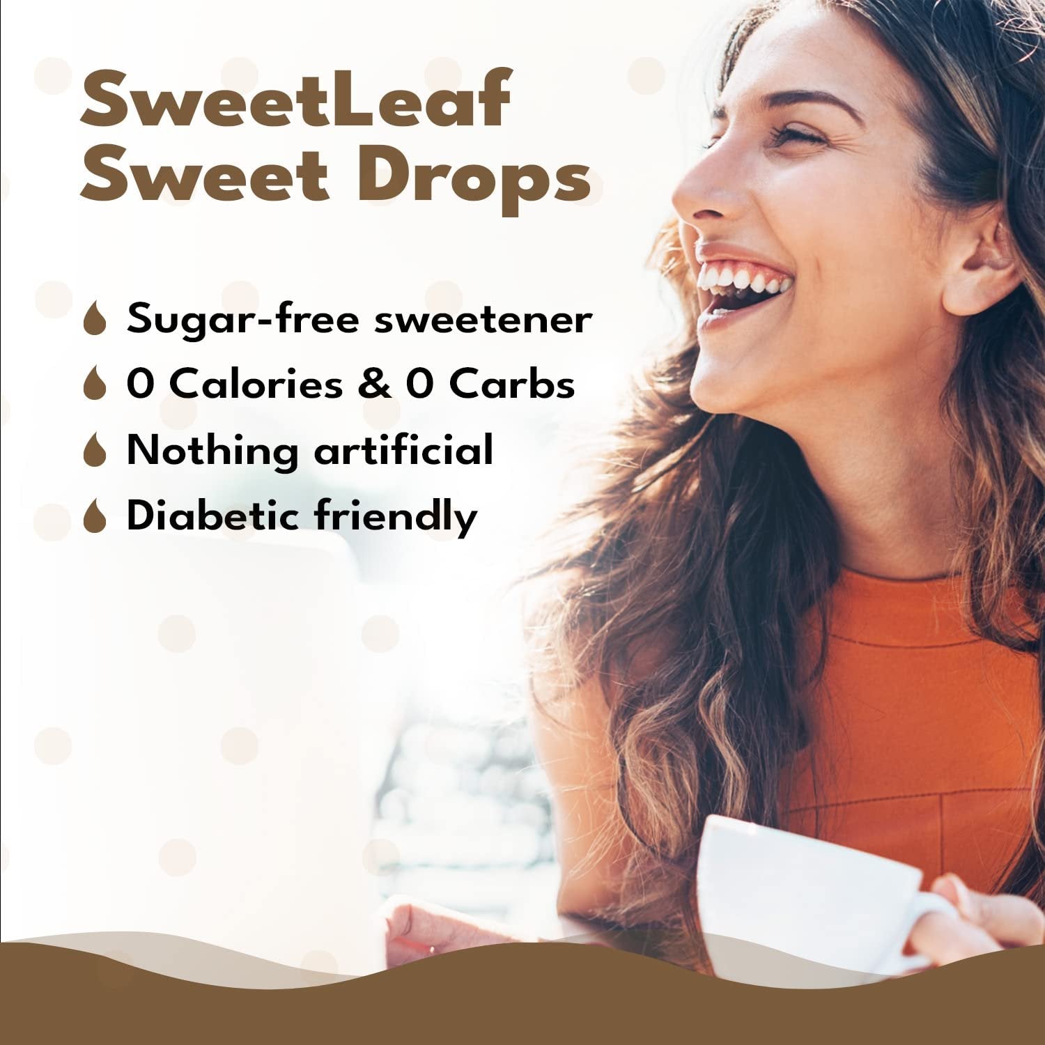 SweetLeaf Stevia Liquid Sweet Drops - Hazelnut Flavored Drops, Stevia Liquid Sweetener, Zero-Calorie, Sugar-Free Syrup Alternative for Keto Coffee, Baking, Shakes, 2 Fl Oz (Pack of 2)