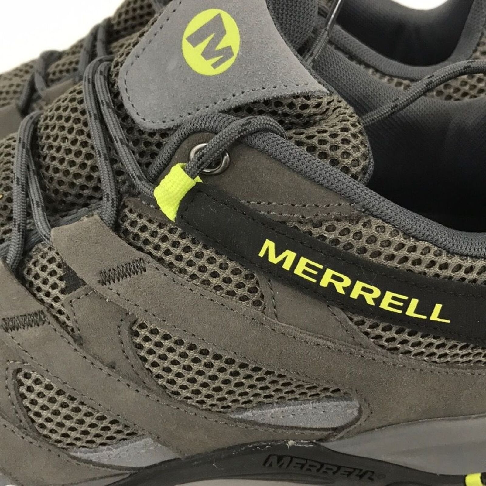 Merrell J036211 Mens Hiking Shoes Alverstone Mid GTX Granite Keylime US Size 13