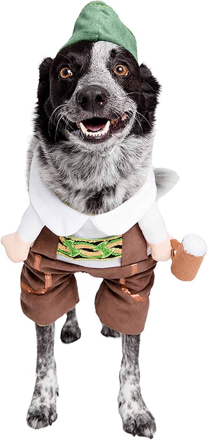 Pet Krewe Dog German Oktoberfest Costume - Oktoberfest Large Dog Costume - Perfect for Oktoberfest, Christmas Holiday, Halloween, Parties, Photoshoots, Gifts for Dog Lovers