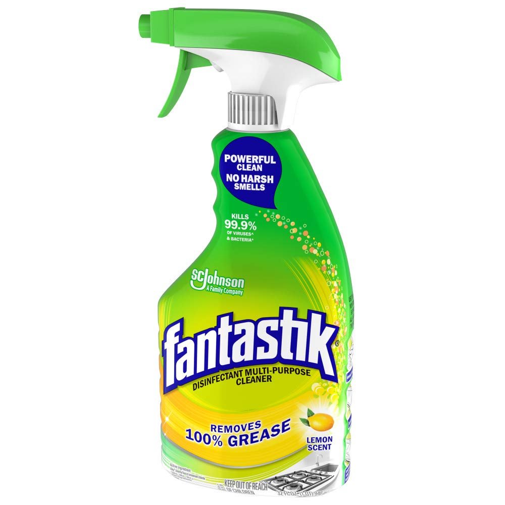 Fantastik All-Purpose Cleaner Trigger, Lemon Scent, 32 fl oz (Pack of 2)