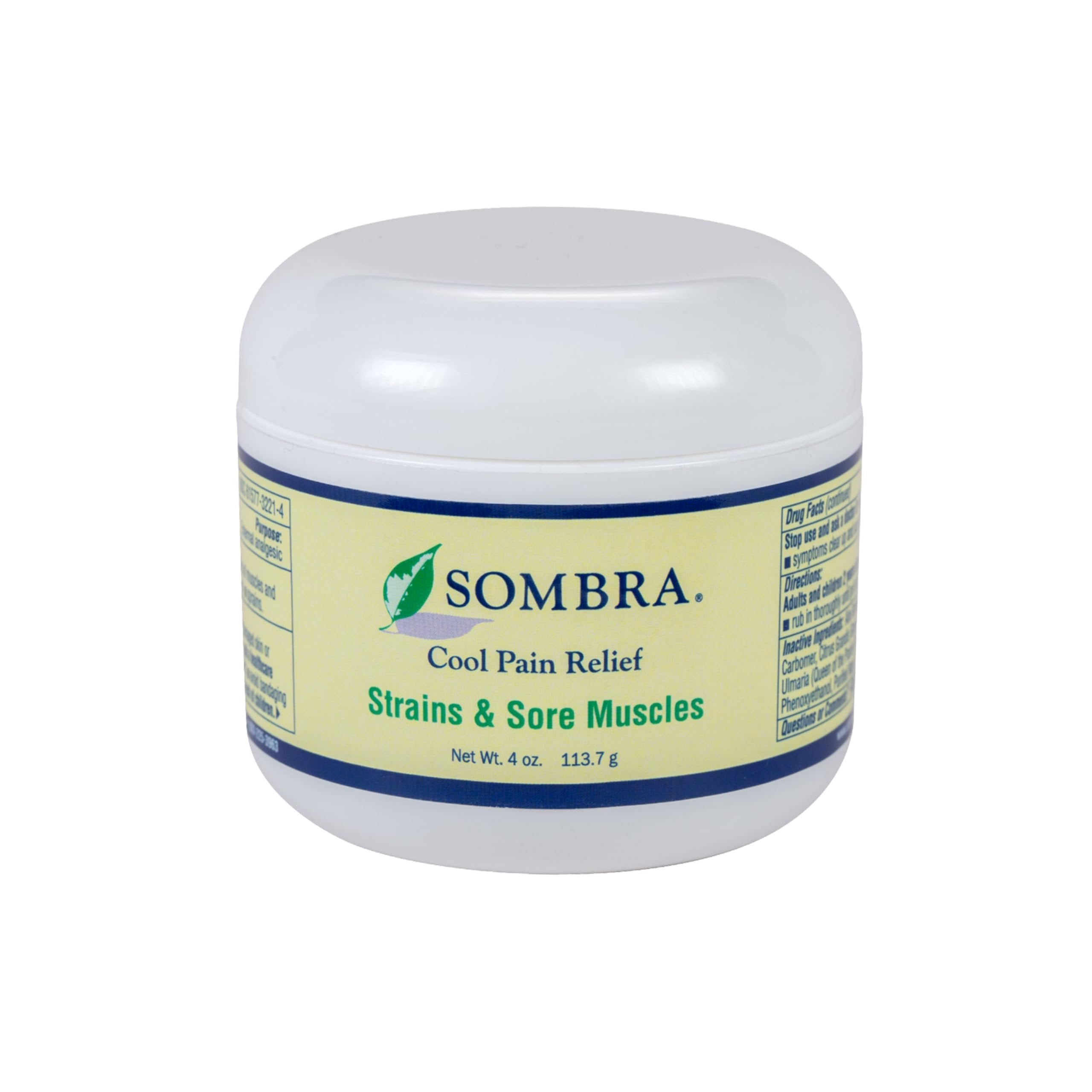 Sombra Cool Pain Relief Gel, 4-Ounce Jar