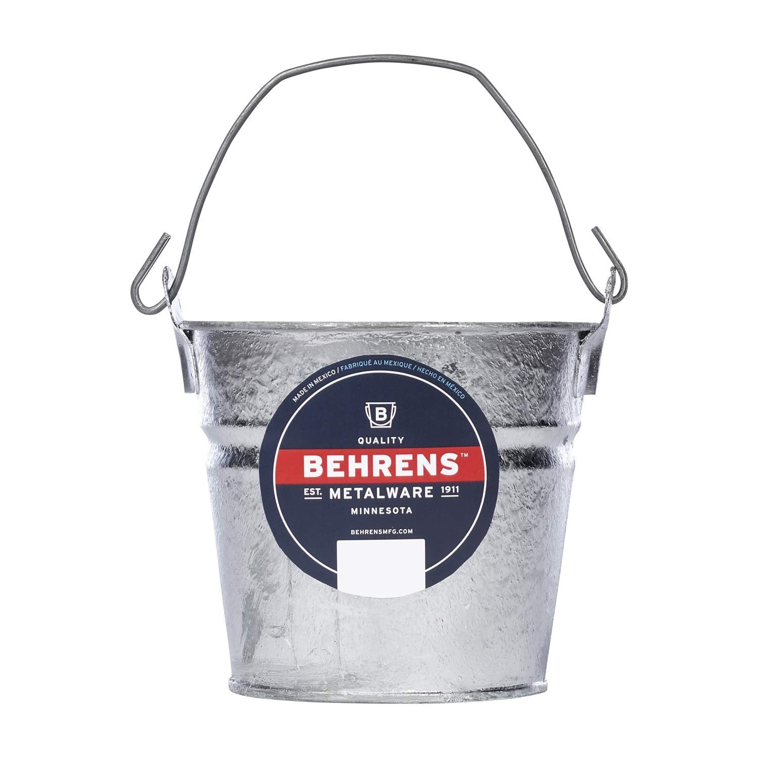 Behrens 1202 Hot-Dipped Galvanized Steel Utility Pail, 2-Quart, Silver