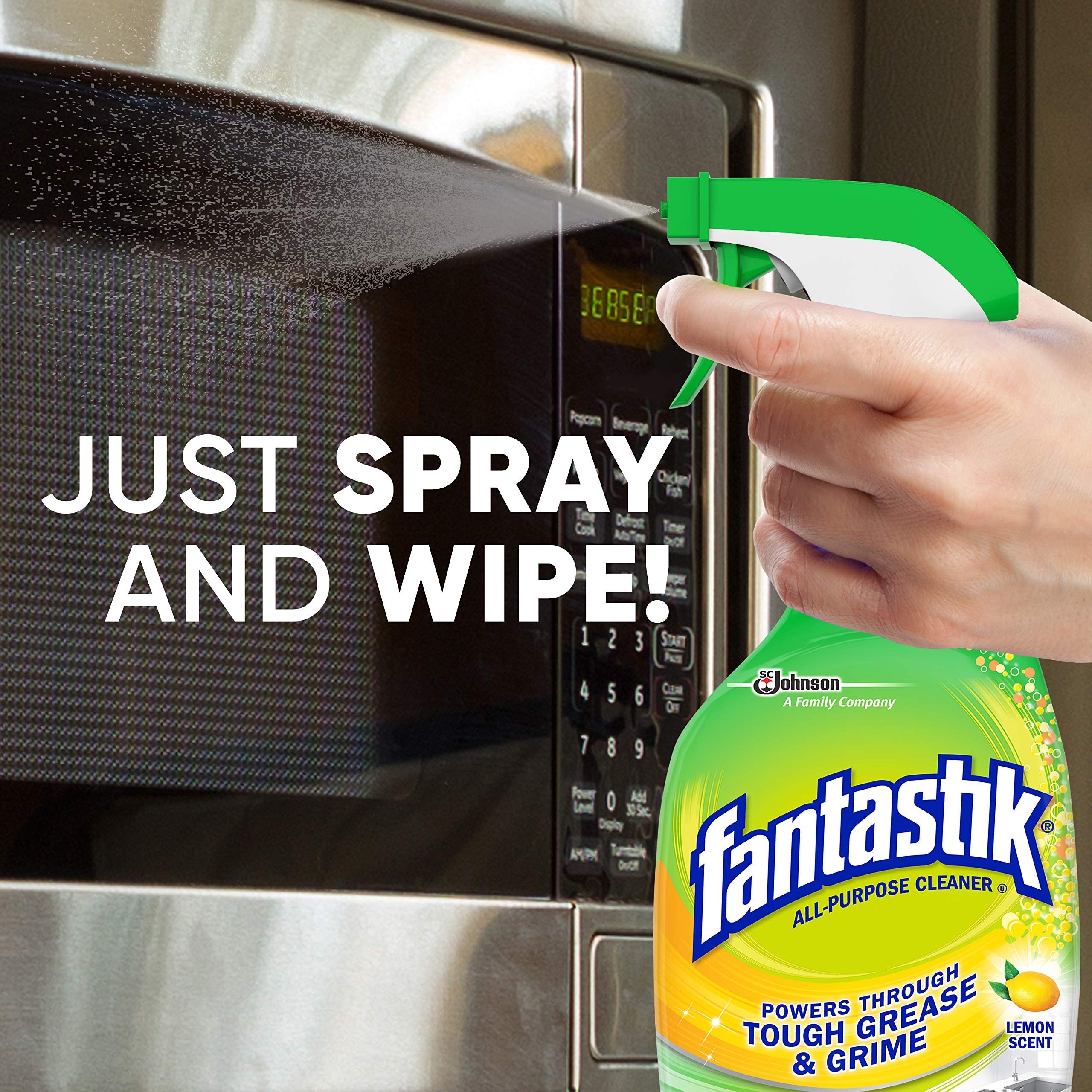 Fantastik All-Purpose Cleaner Trigger, Lemon Scent, 32 fl oz (Pack of 2)