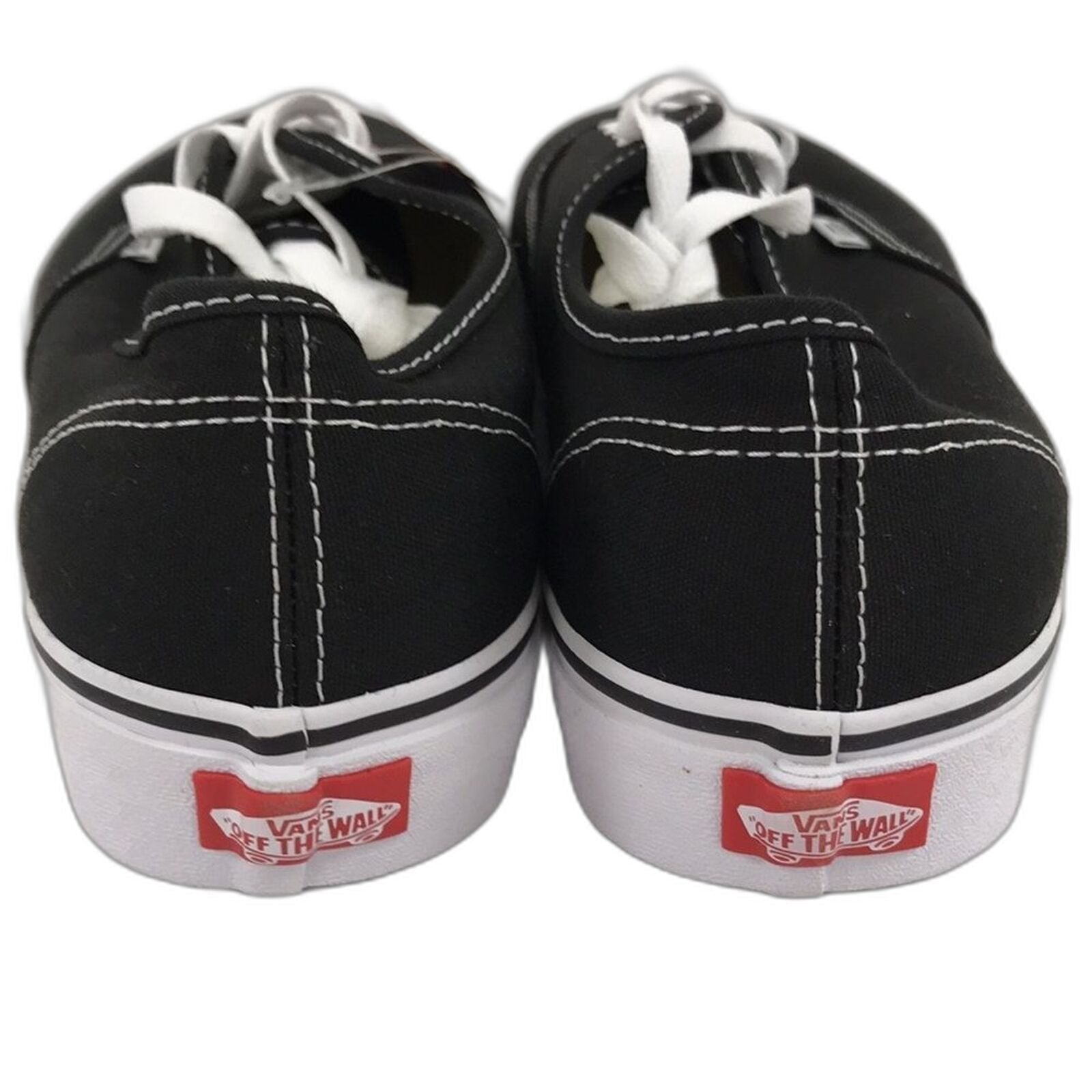 Vans Authentic Black White Mens Size 10 US