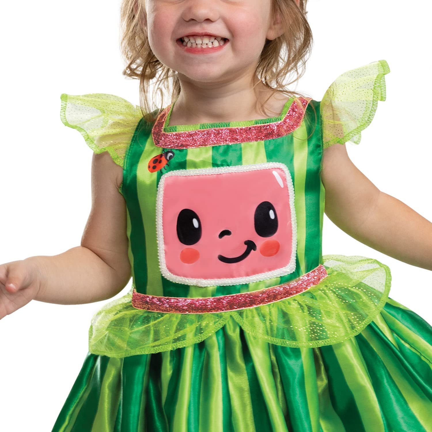 Disguise Cocomelon Toddler Dress, Official Cocomelon Costume Tutu Outfit for Kids, Toddler Size (3T-4T)