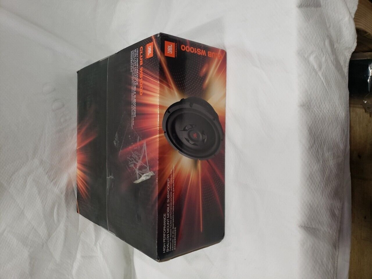 JBL CLUB WS1000 10in. Shallow-Mount Car Subwoofer