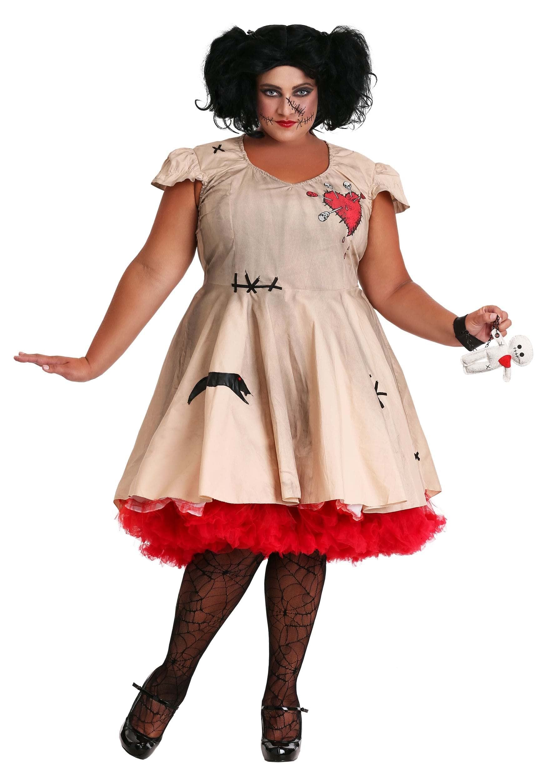 Seeing Red Voodoo Magic Size XS Includes Dress, Doll