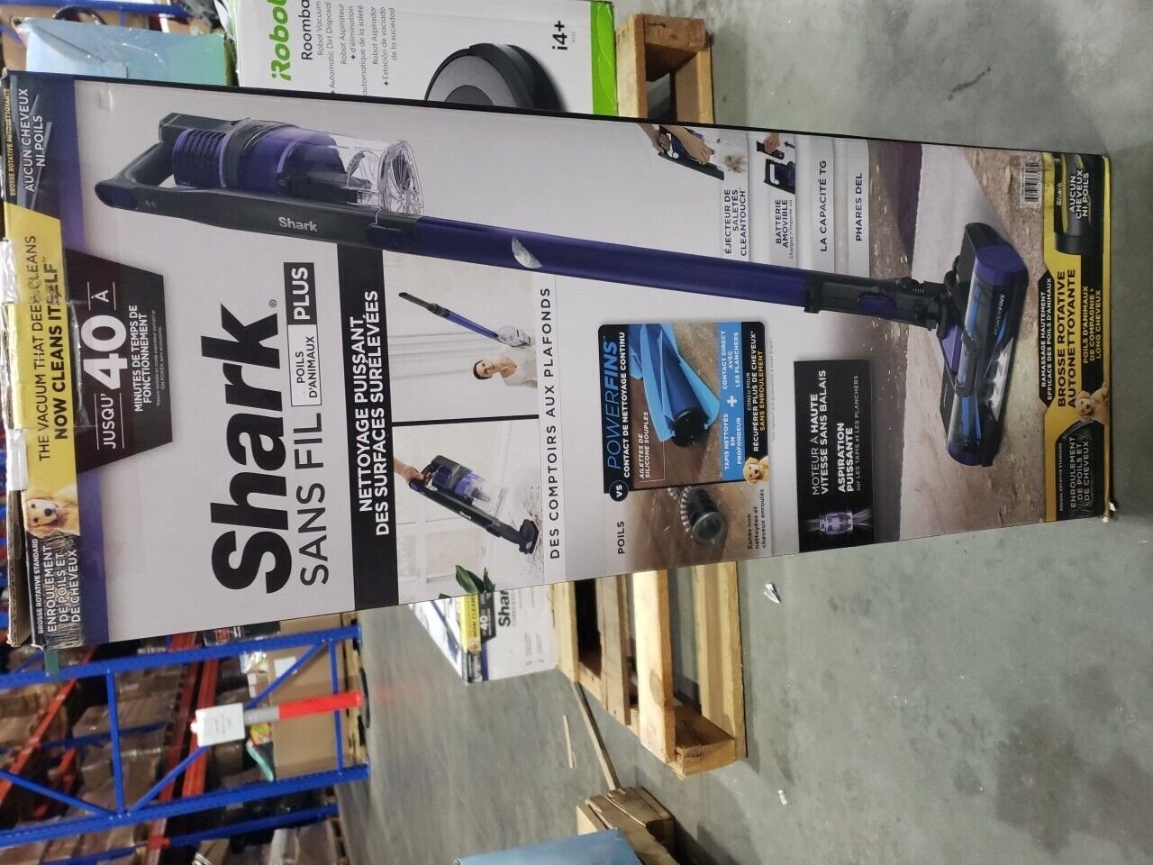 Shark IZ162CCO Cordless Pet Plus Stick Vacuum Blue *READ*