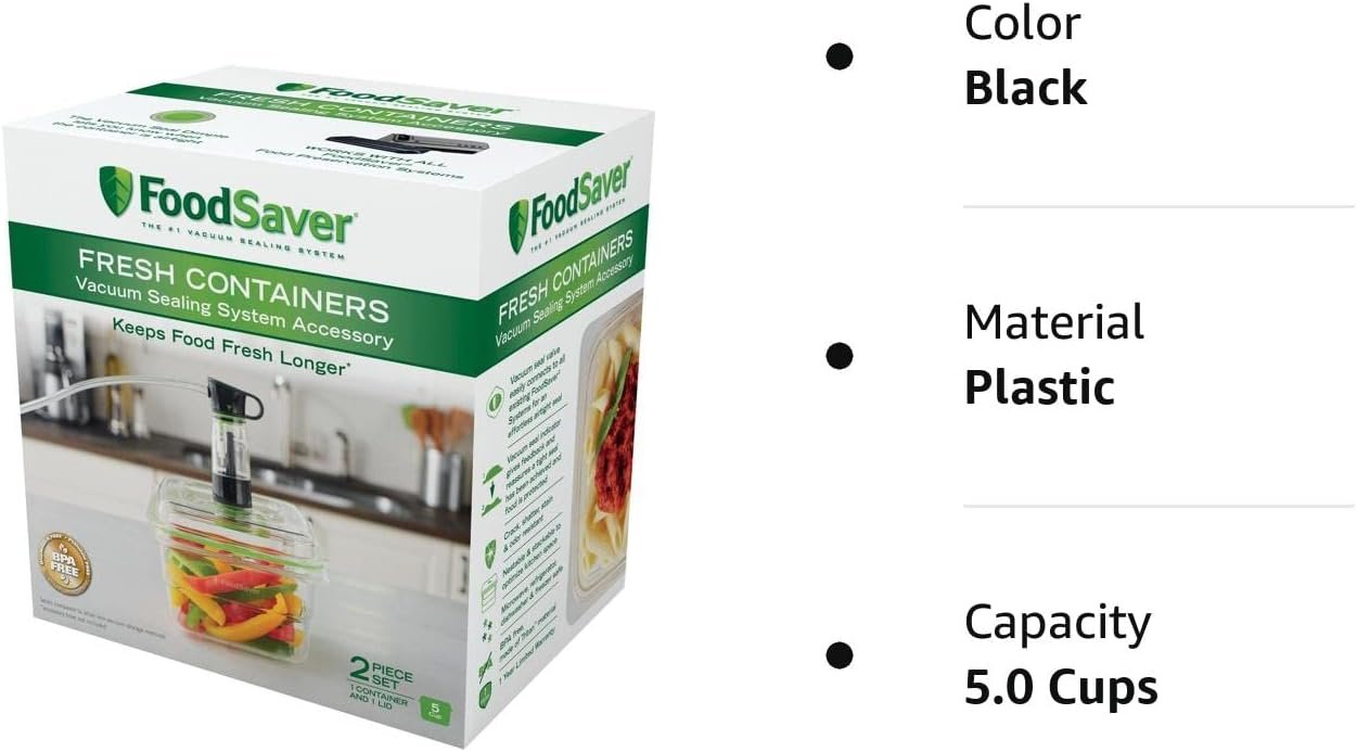 The FoodSaver Fresh 5 Cup Container