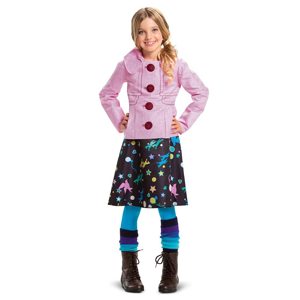 Luna Lovegood Costume for Kids, Official Deluxe Harry Potter Luna Outfit Coat and Leggings, Girl Size Large (10-12)