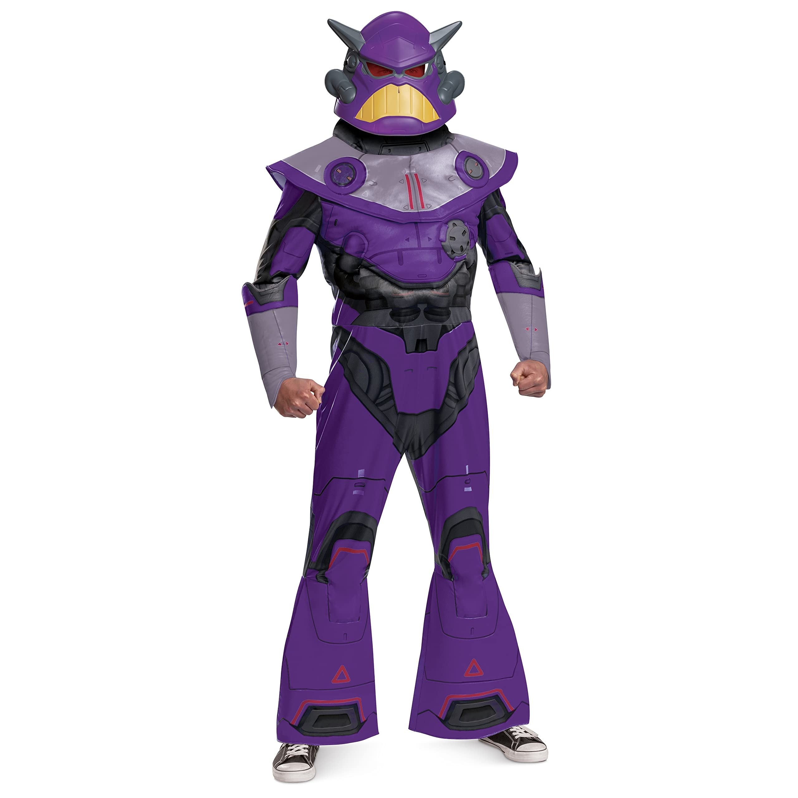 Disguise Pixar Zurg, Official Disney Lightyear Costume Outfit, As Shown, Men's Size Medium (38-40)