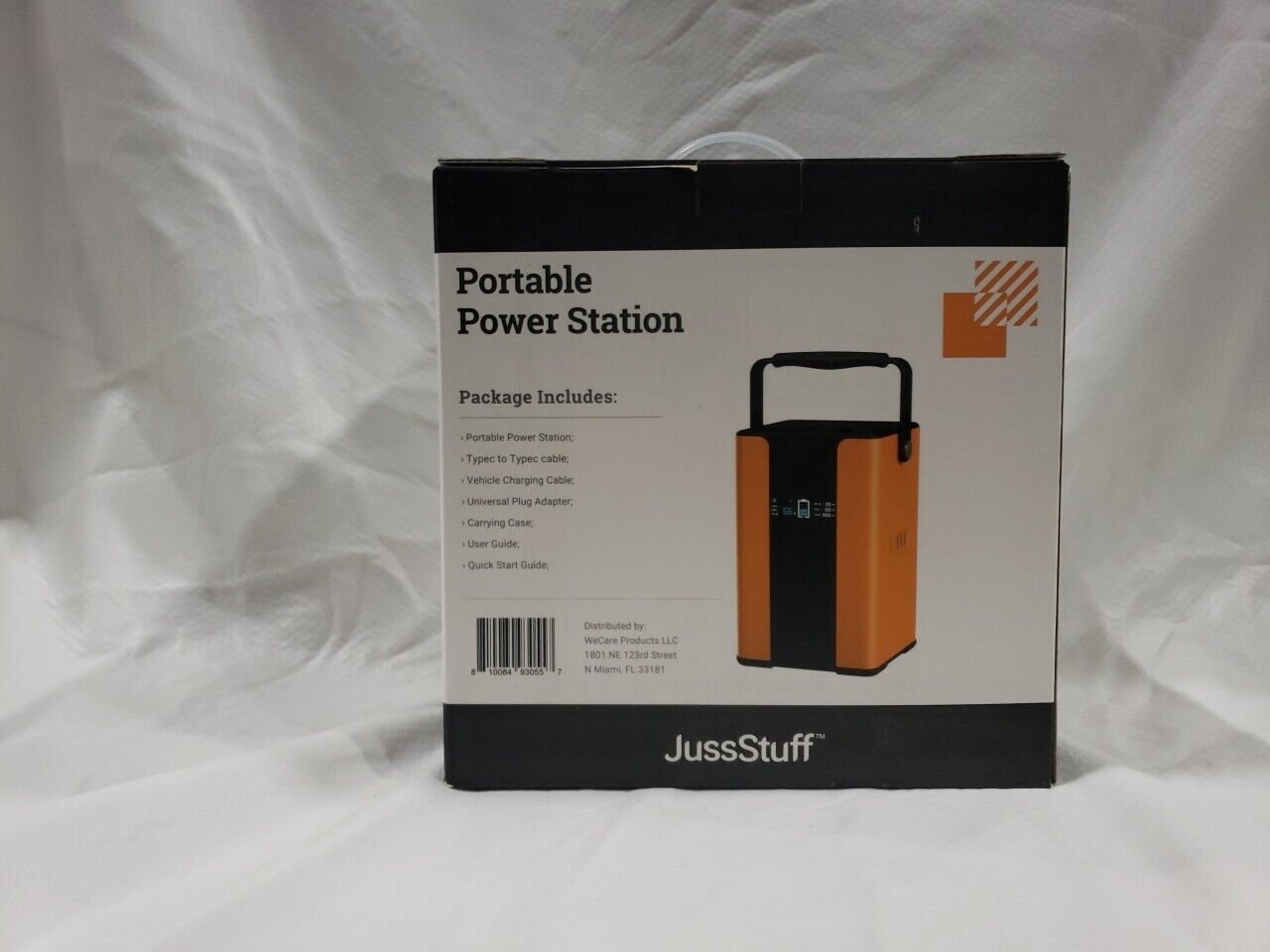 JussStuff Portable Indoor/Outdoor Power Station 70,200 mAh/259Wh Battery