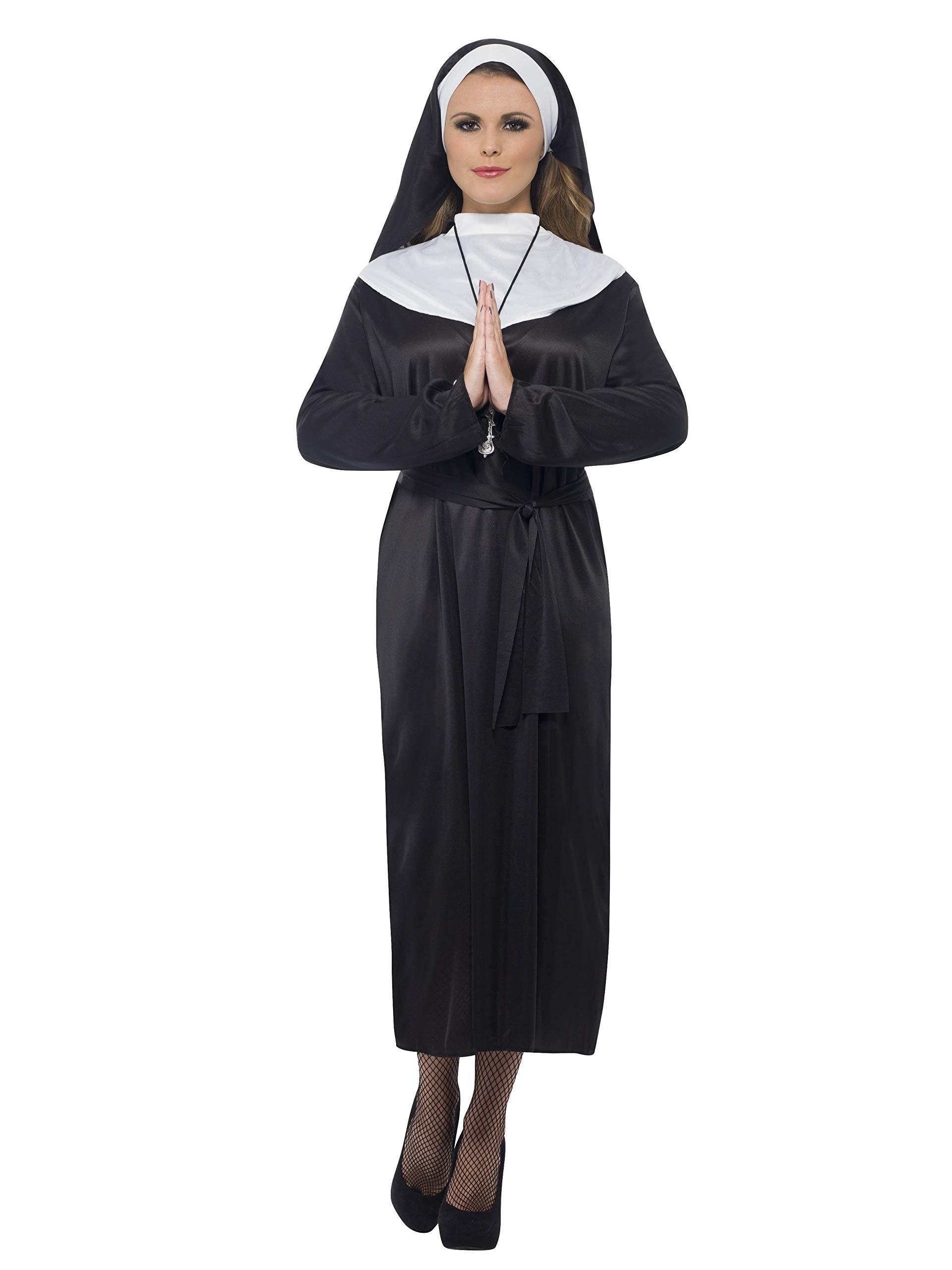 Smiffy'S Classic Nun Adult Costume, Small