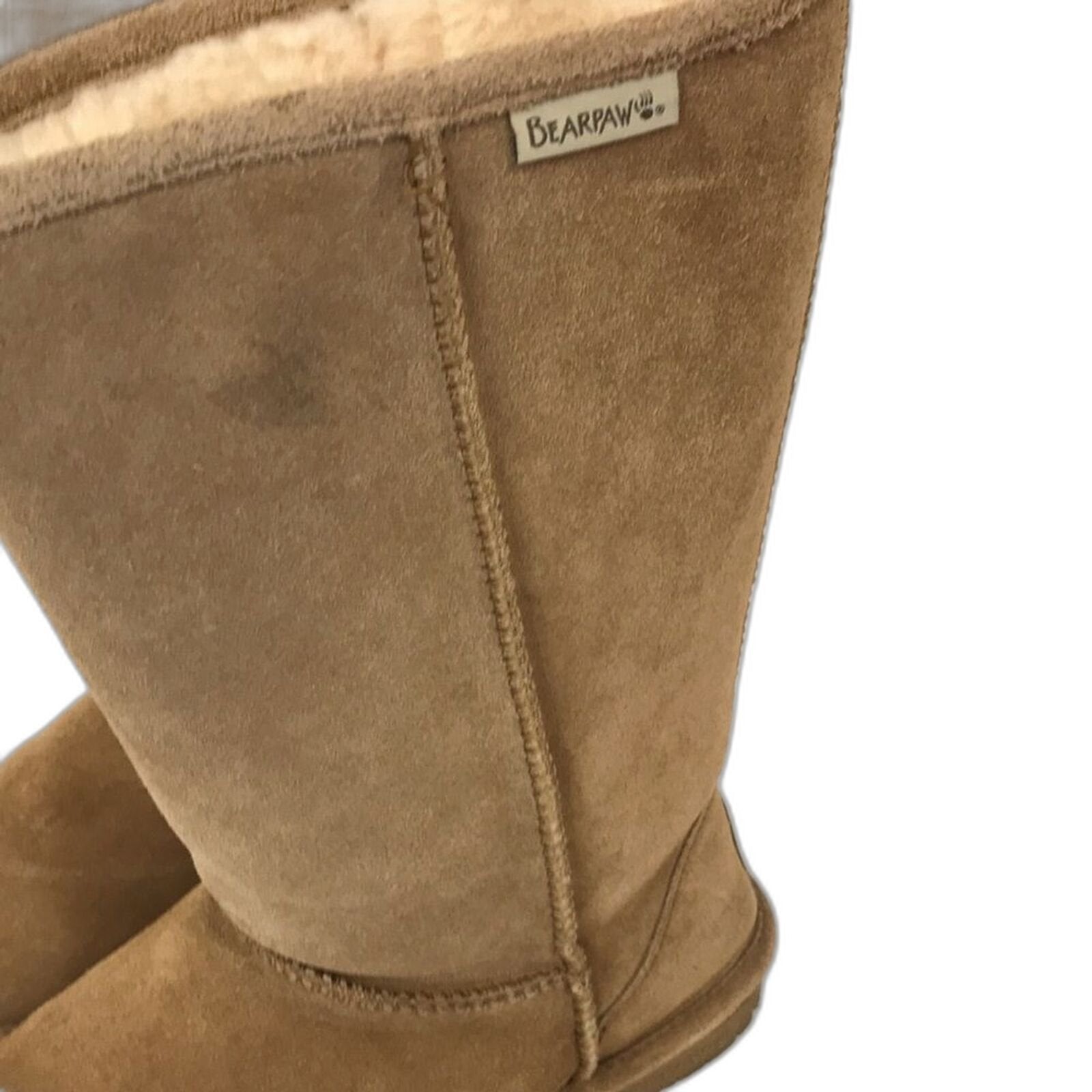 BEARPAW Womens Emma2014 10 Shearling Boot Hickory 9 US