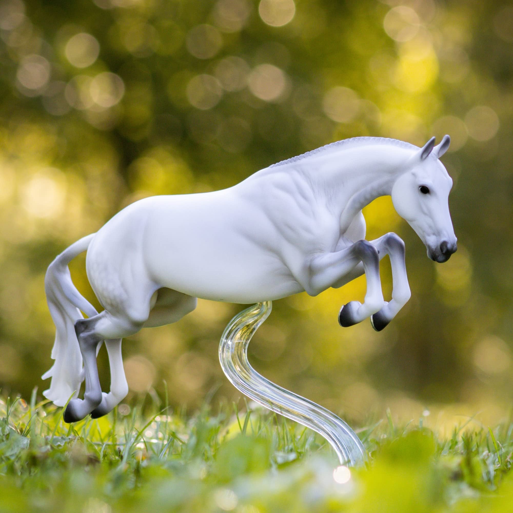 Breyer Horses Traditional Series Get Rowdy | USEF High Performance Horse of The Year 2019 & 2020 | Horse Toy Model | 14" x 11" | 1:9 Scale | Model #1862