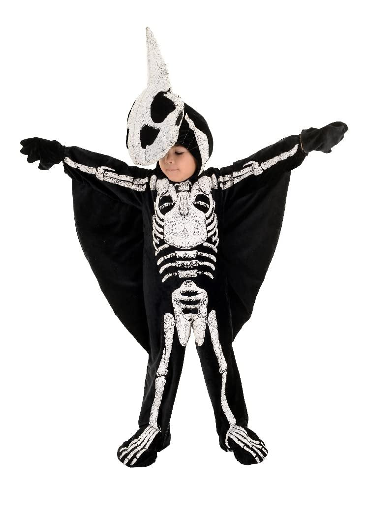 UNDERWRAPS boys Underwraps Kids Fossil Dinosaur Costume, Pterodactyl, Sm Costume, Black/White, Small US