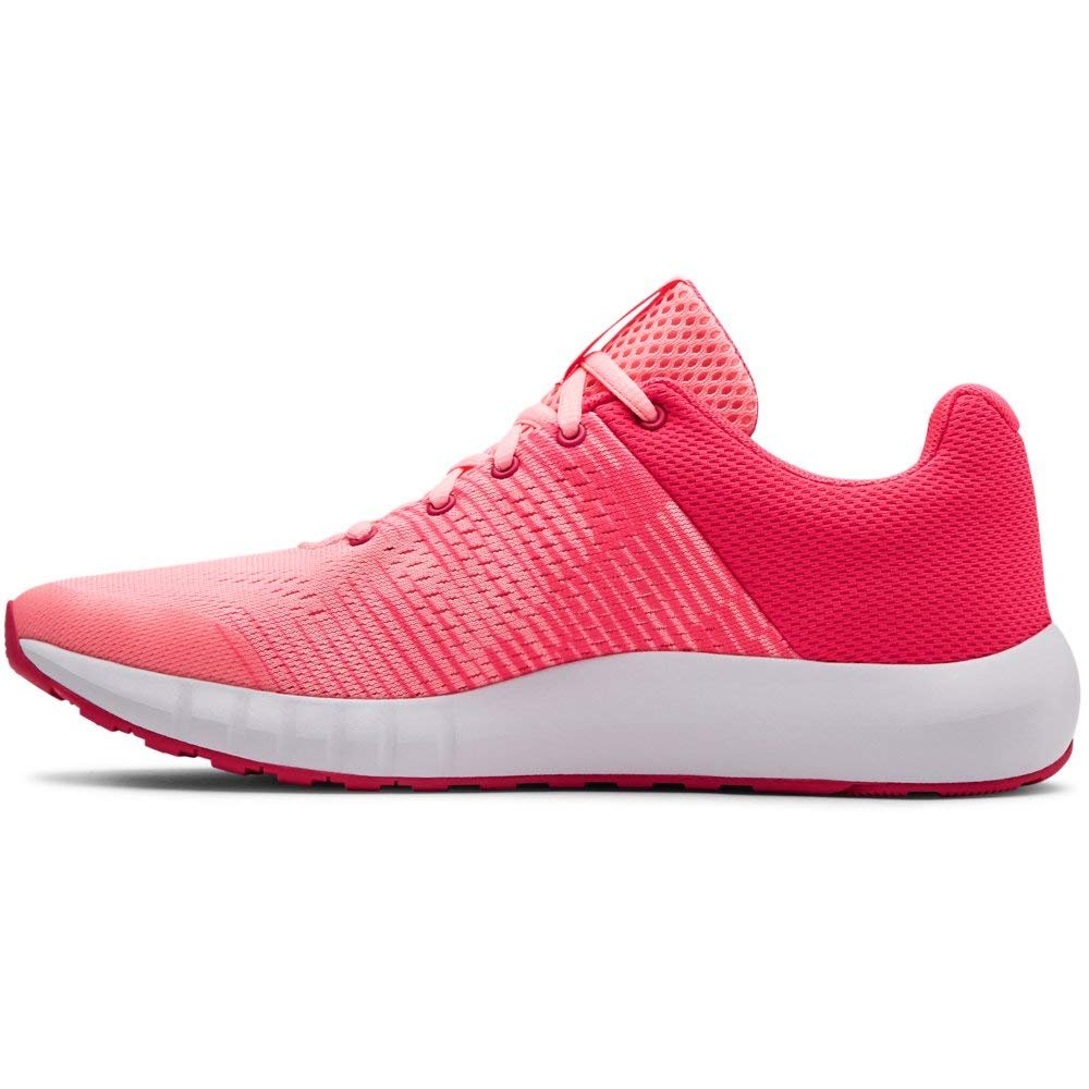 Under Armour Unisex-Child Grade School Pursuit Graphic Sneaker, Penta Pink (600)/Penta Pink, 5.5