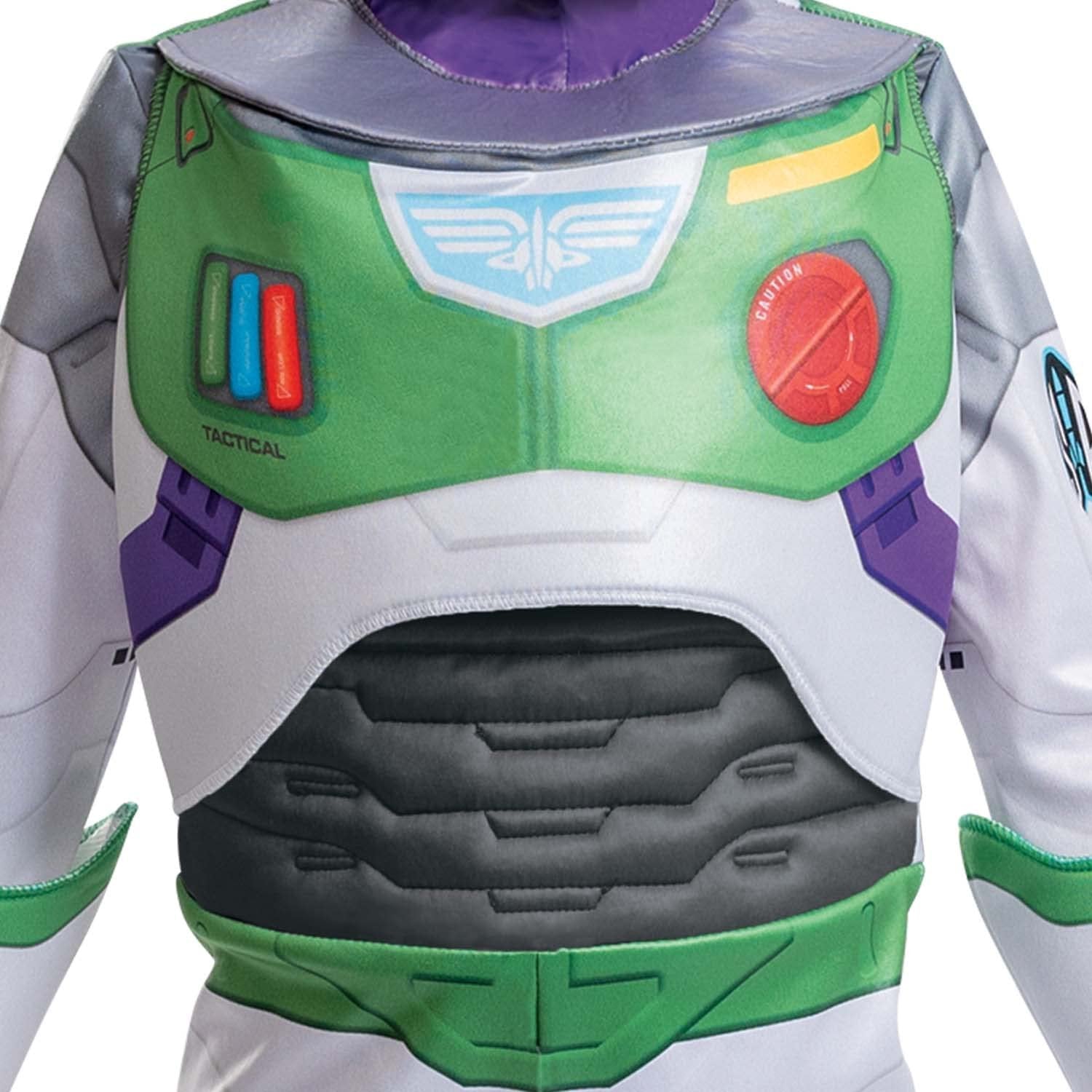 Disney Pixar Lightyear Buzz Space Ranger Costume for Kids, Deluxe Official Disney Lightyear Costume Outfit, Child Size Extra Small (3T-4T)