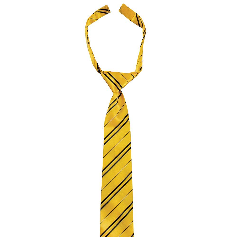 Disguise Harry Potter Costume Necktie, Official Hogwarts Wizarding World Kids Costume Breakaway Child Size Tie Yellow & Black