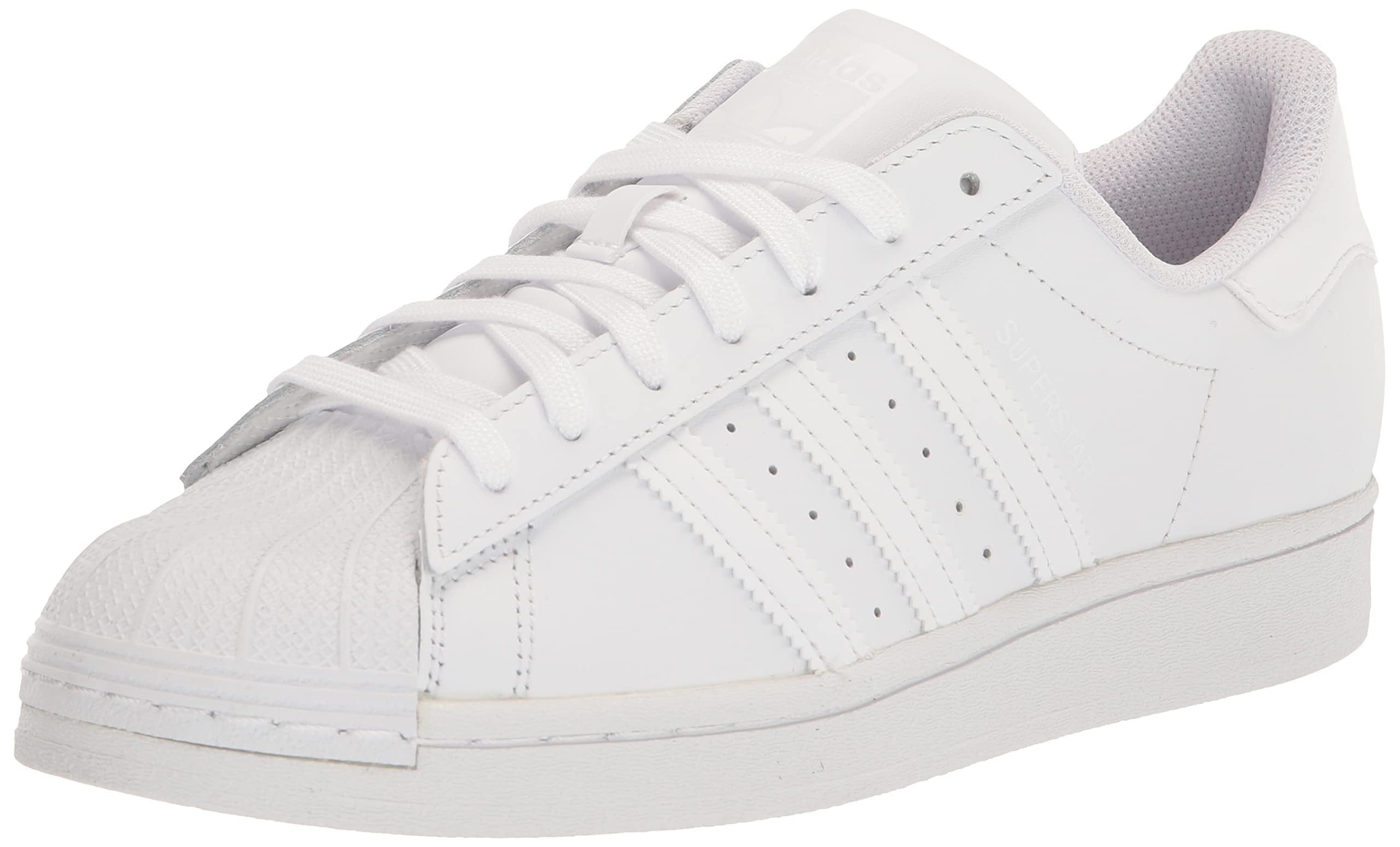 adidas Originals Men's Superstar Sneaker, White/White/White, 10.5