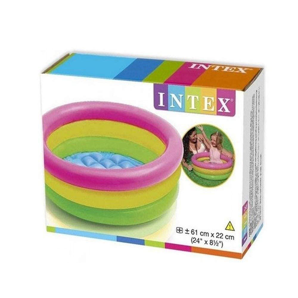 Intex 3-Hoop Inflatable Paddling Pool 61 x 22 cm