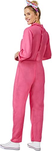 InSpirit Designs Barbie Pink Coverall/Utility Adult Costume - L