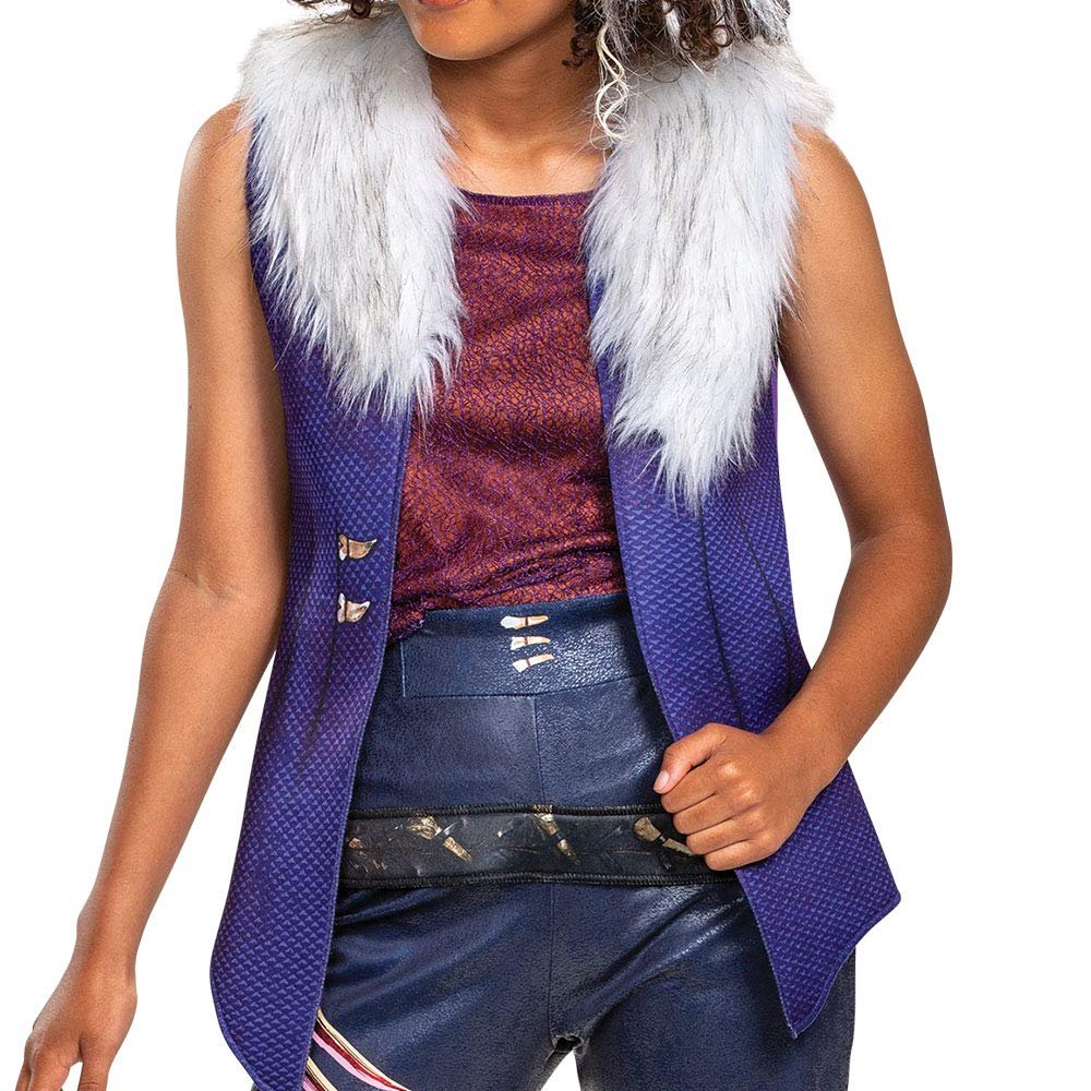 Willa Werewolf Costume, Disney Zombies-2 Character Outfit, Kids Movie Inspired Ware-Wolf Outfit, Classic Child Size Small (4-6x) Blue
