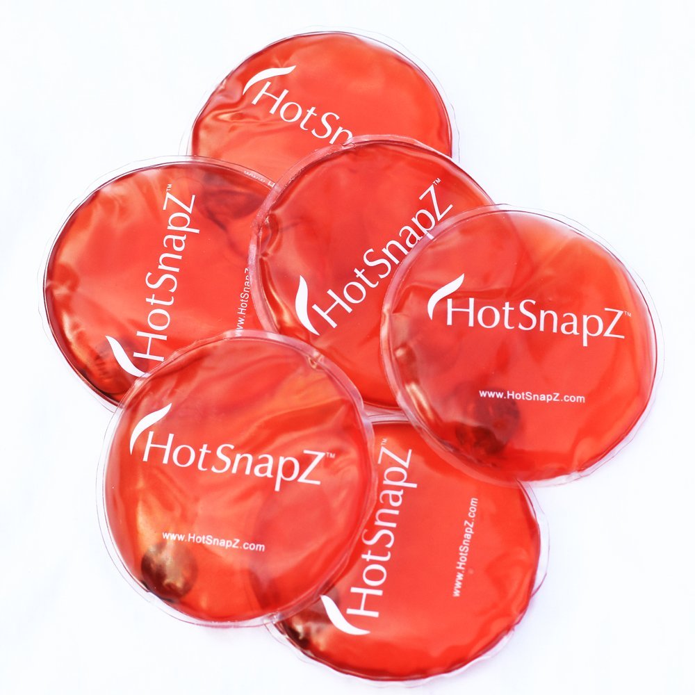 HotSnapZ Reusable Hand Warmers - 4" Round Instant Heat Packs