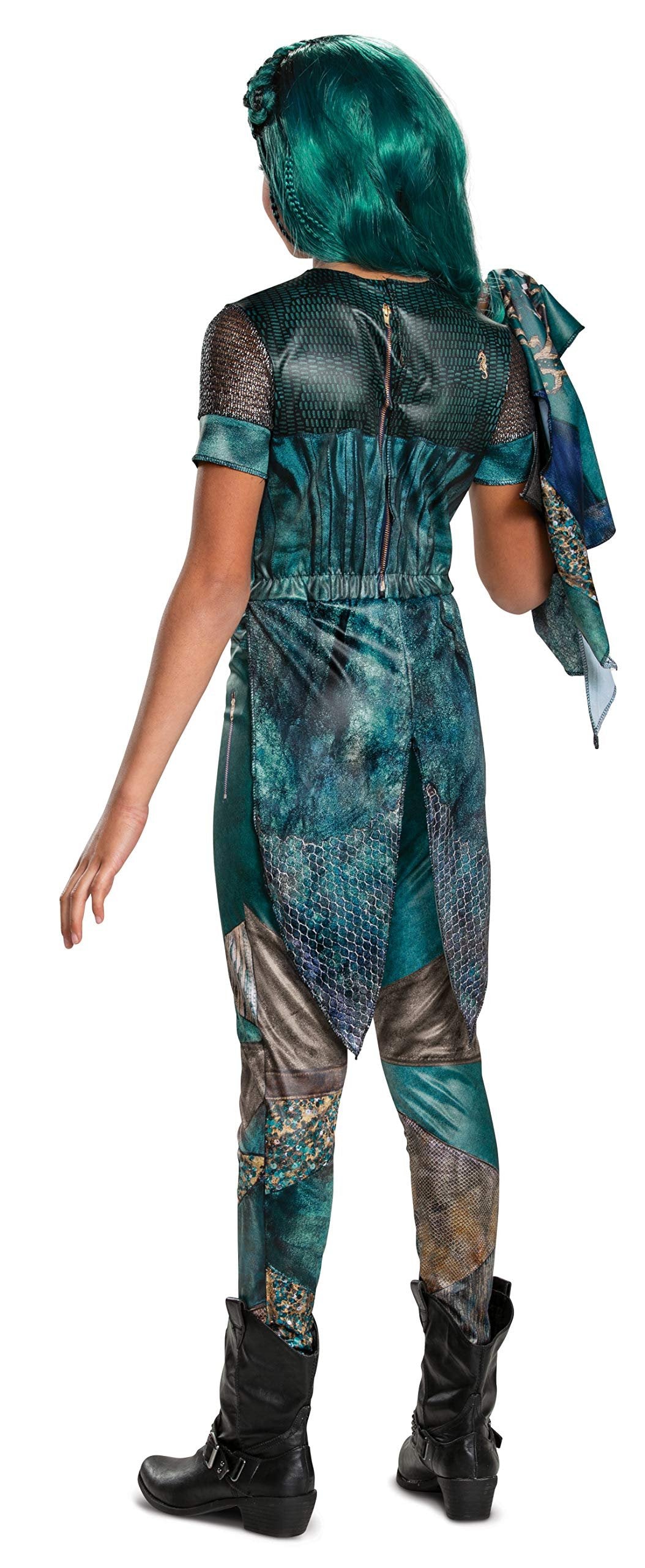 Disney Descendants 3 Uma Costume Teal Girls' Large 10-12 - Free Ship & Returns