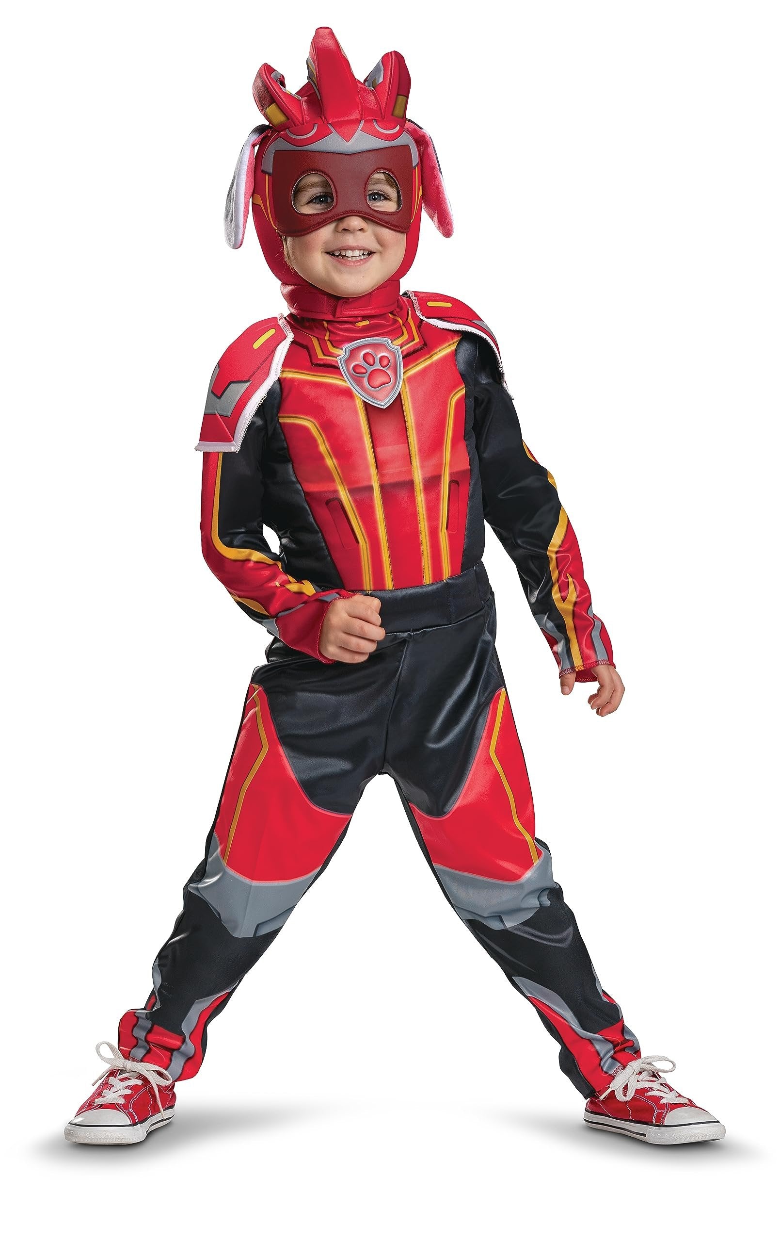 Marshall Deluxe Paw Patrol Costume, Official Paw Patrol Toddler Outfit with Armor and Headpiece for Kids, Size (4-6)