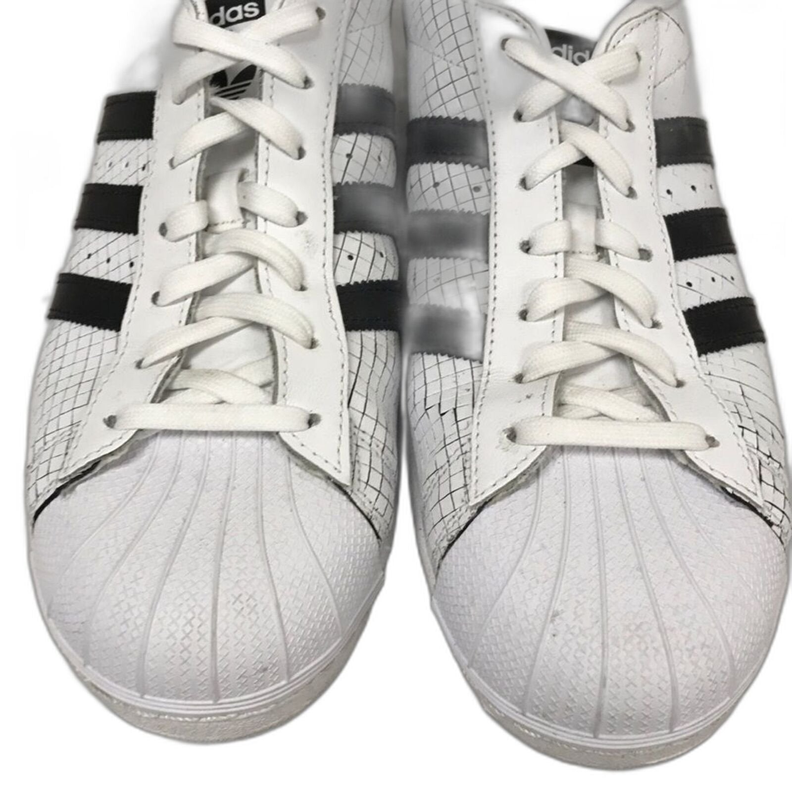 Adidas Superstar White Black Mens Running Shoes Size 11