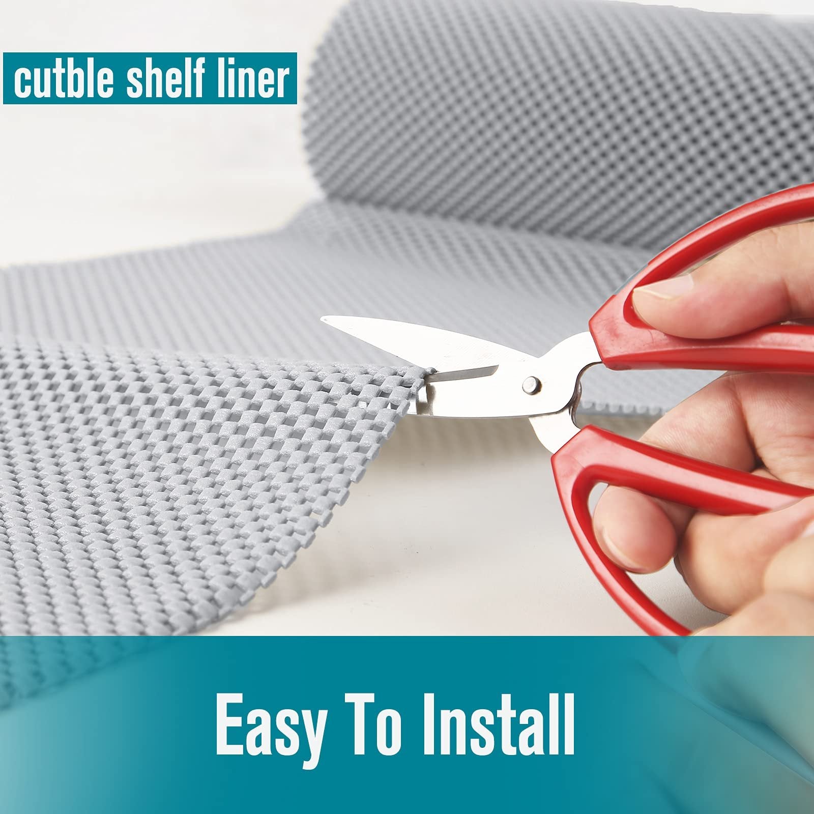 Shelf and Drawer Liner for Kitchen Cabinets Non-Adhesive, Non Slip Durable Strong Clean Long Size 12 Inches X 20 Feet, Shelves, Cabinets, Storage, Kitchen and Desks, Camel