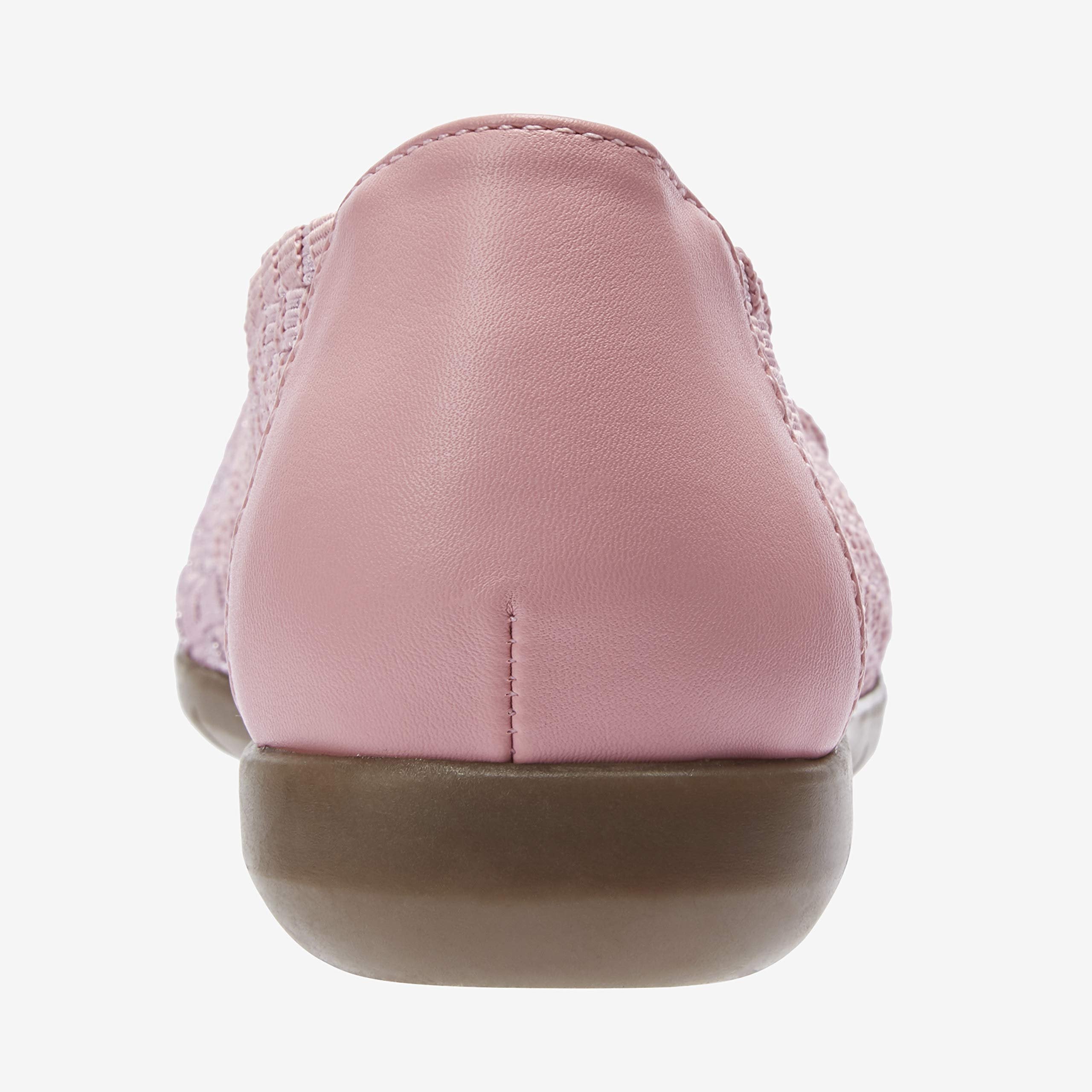 Comfortview Women's Wide Width The Bethany Flat Shoes - 7 M, Pewter Gray