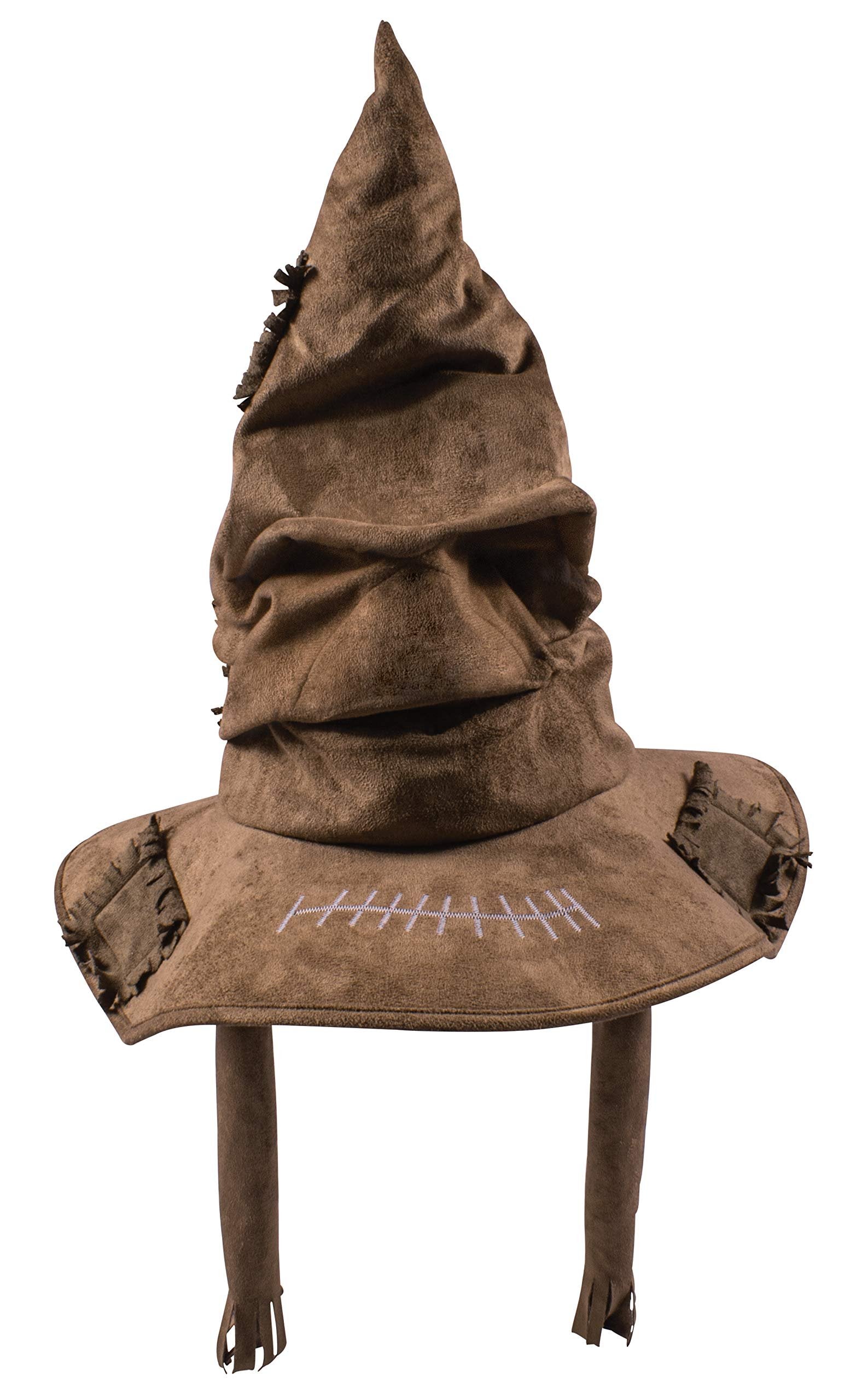 Disguise Harry Potter Sorting Hat Deluxe Costume Accessory Adult Size Character Dress Up Headwear, Brown