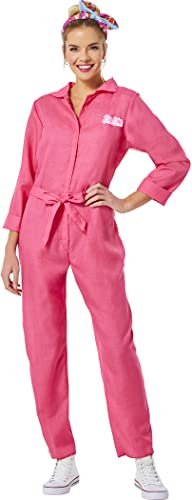 InSpirit Designs Barbie Pink Coverall/Utility Adult Costume - S