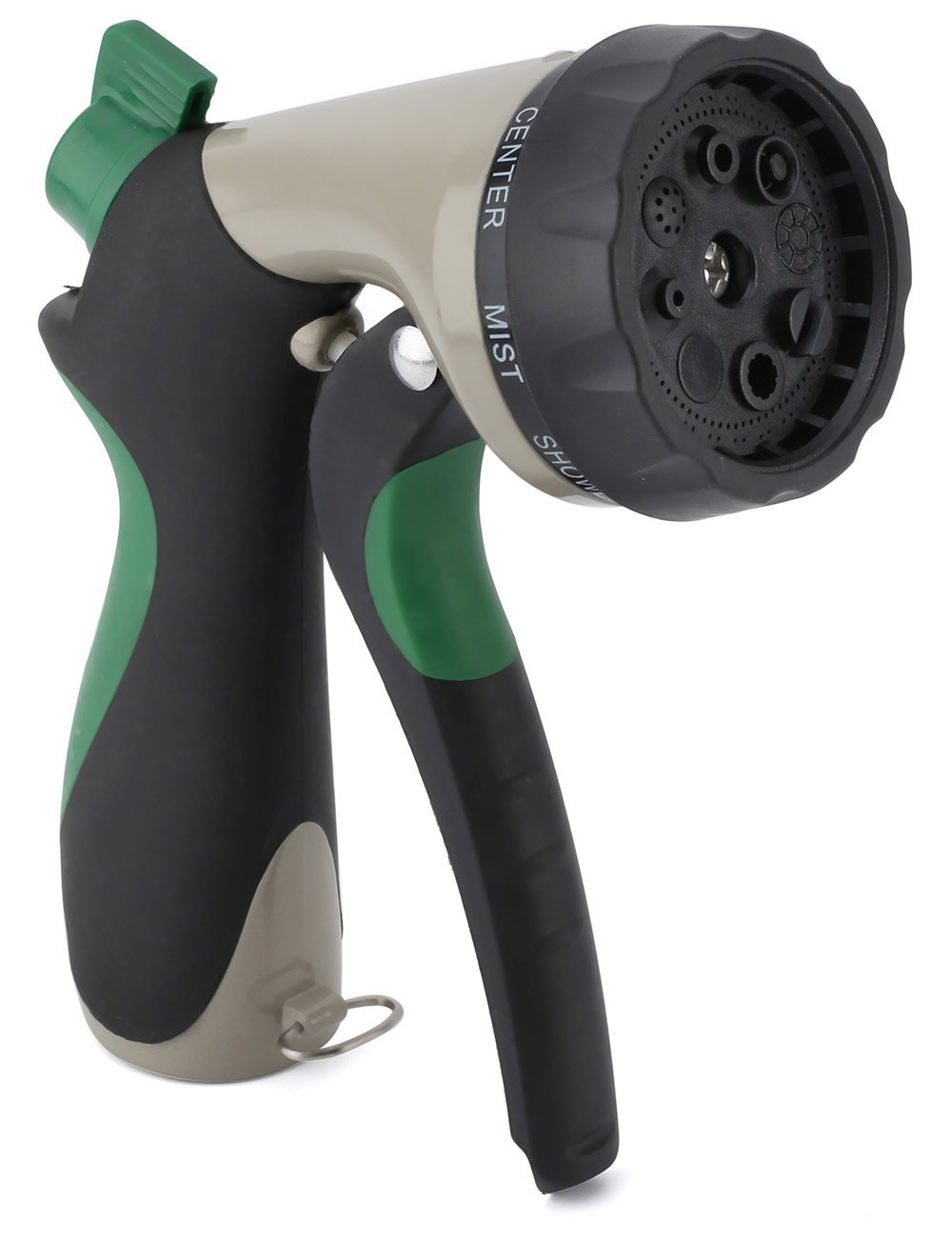GrowGreen #1 Best Recommended Garden Hose Nozzle Heavy Duty 8-Way High Pressure Sprayer Water Hose Nozzle - Best Hand Sprayer with Convenient Grip